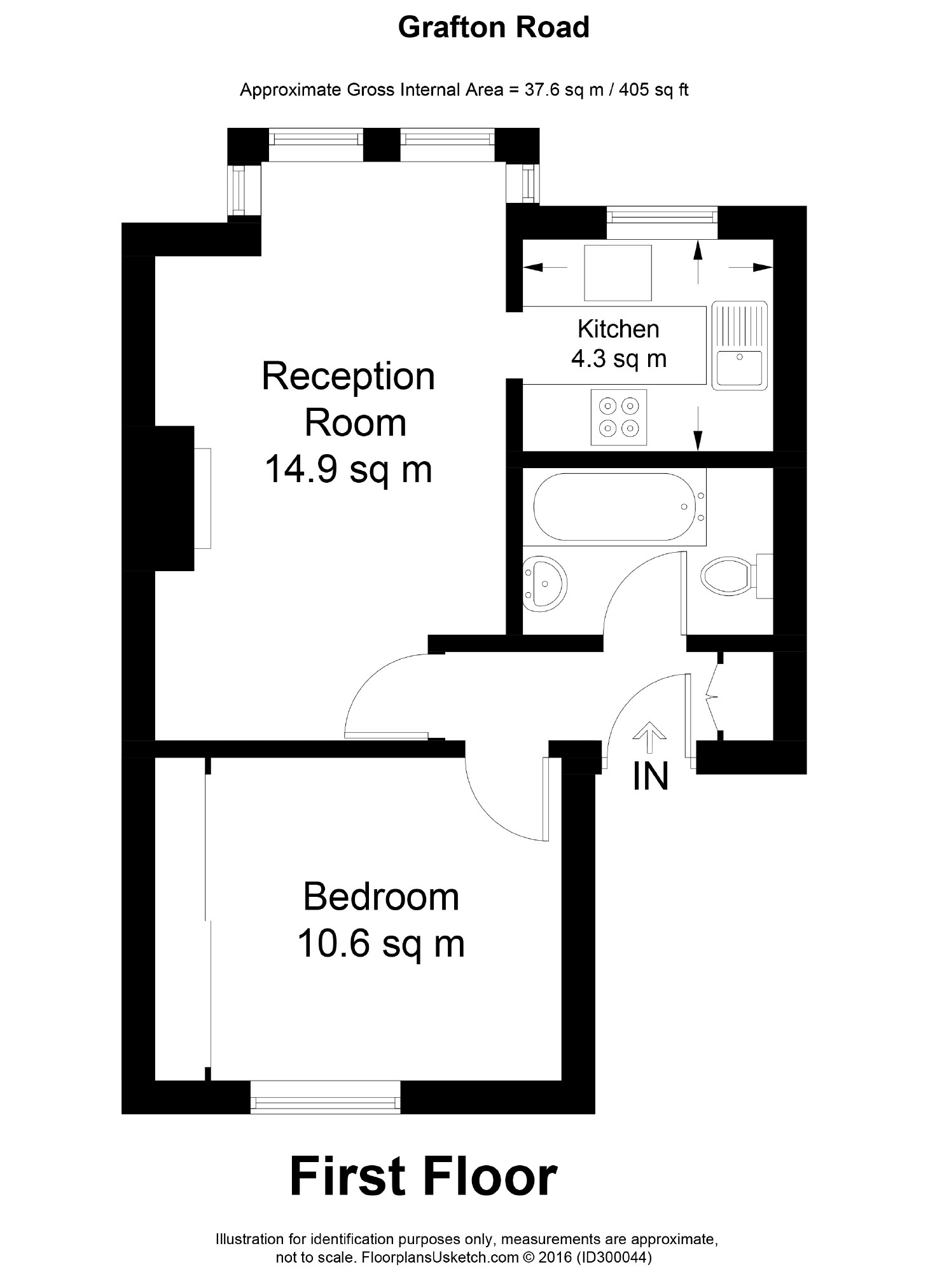 1 Bedrooms Flat to rent in Grafton Road, London W3
