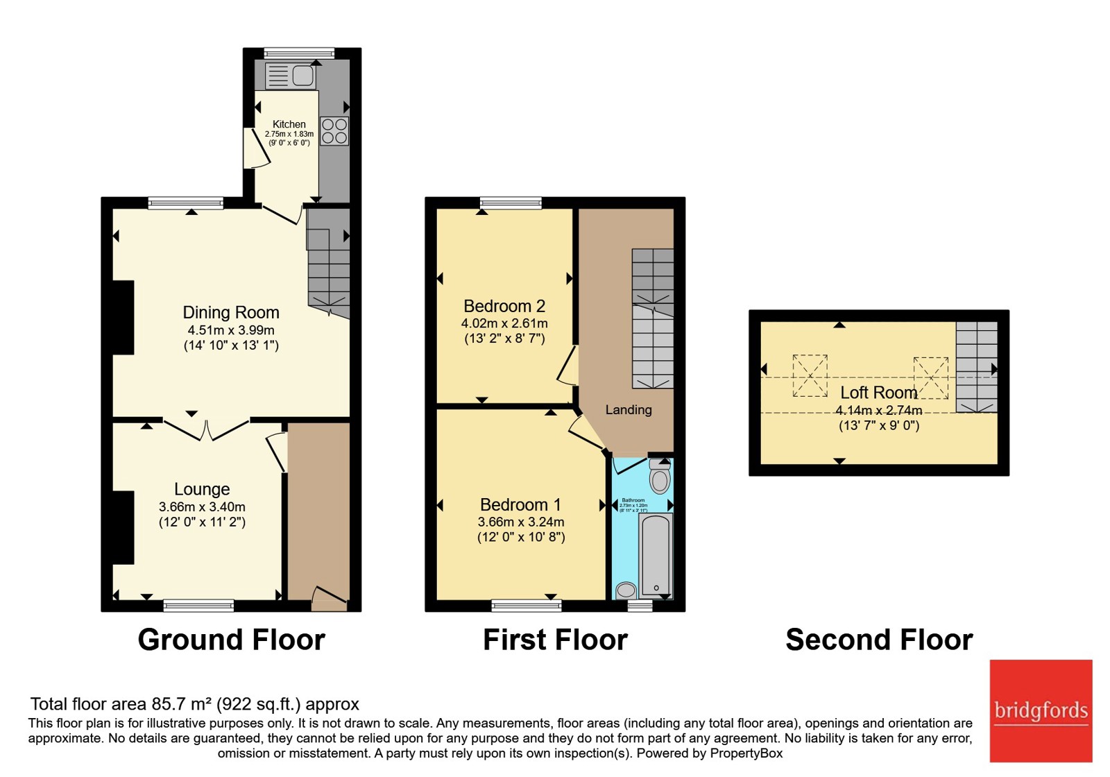 47, Hayfield Road, High Peak floorplan