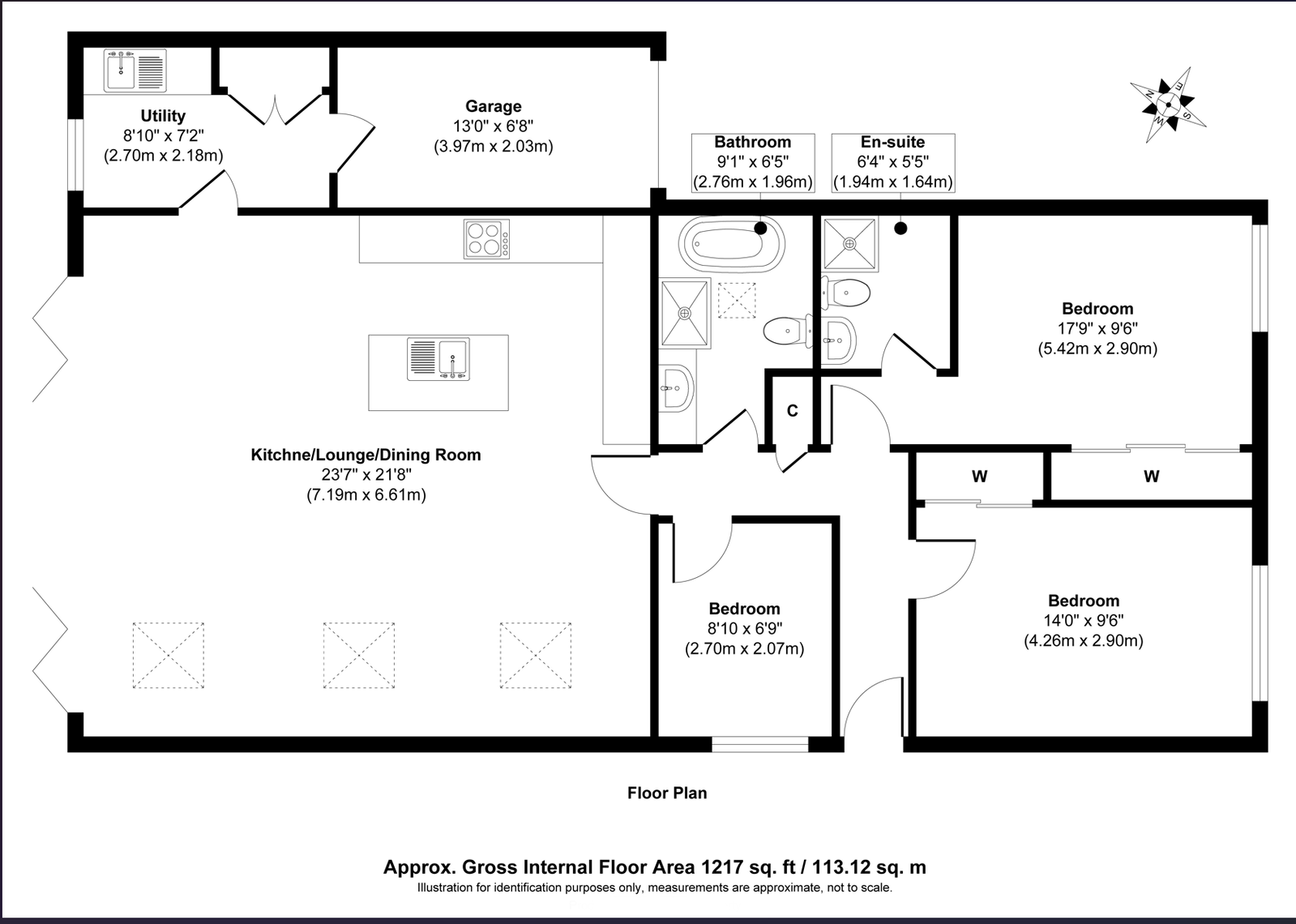 48, Bridge Down, Bridge floorplan