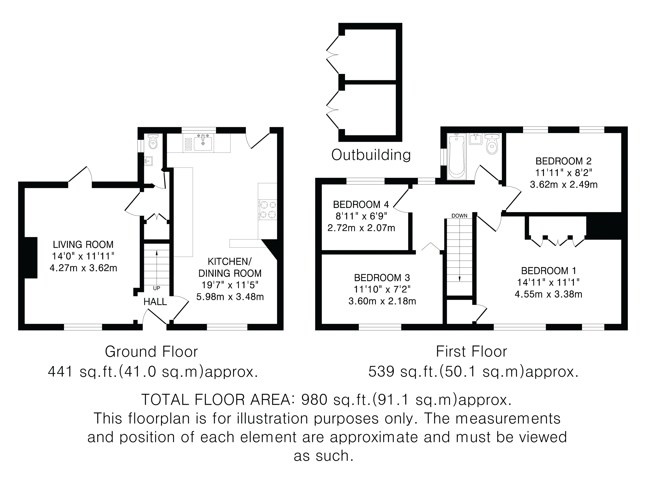 67, Handside Lane, Hertfordshire floorplan