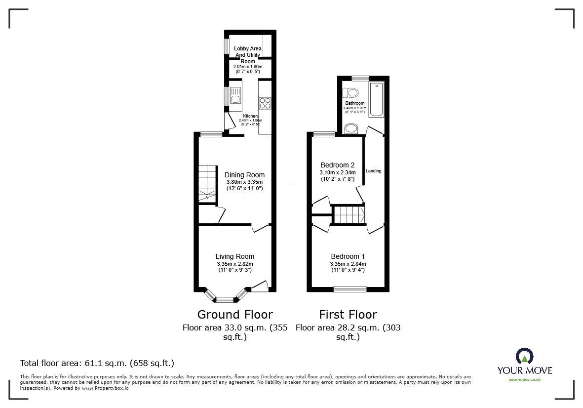 113, Fenlake Road, Bedfordshire floorplan