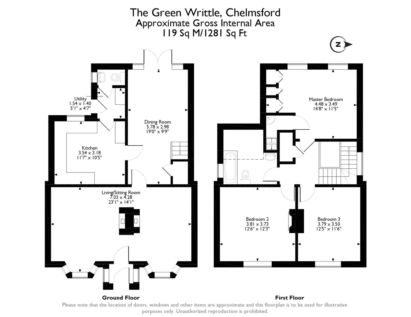 3 Bedrooms Detached house for sale in The Green, Writtle, Chelmsford CM1