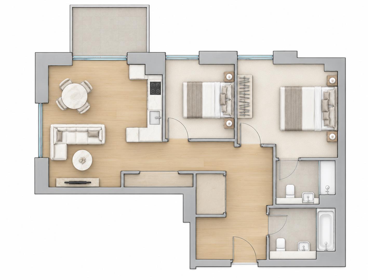 Fulton Road, Wembley floorplan