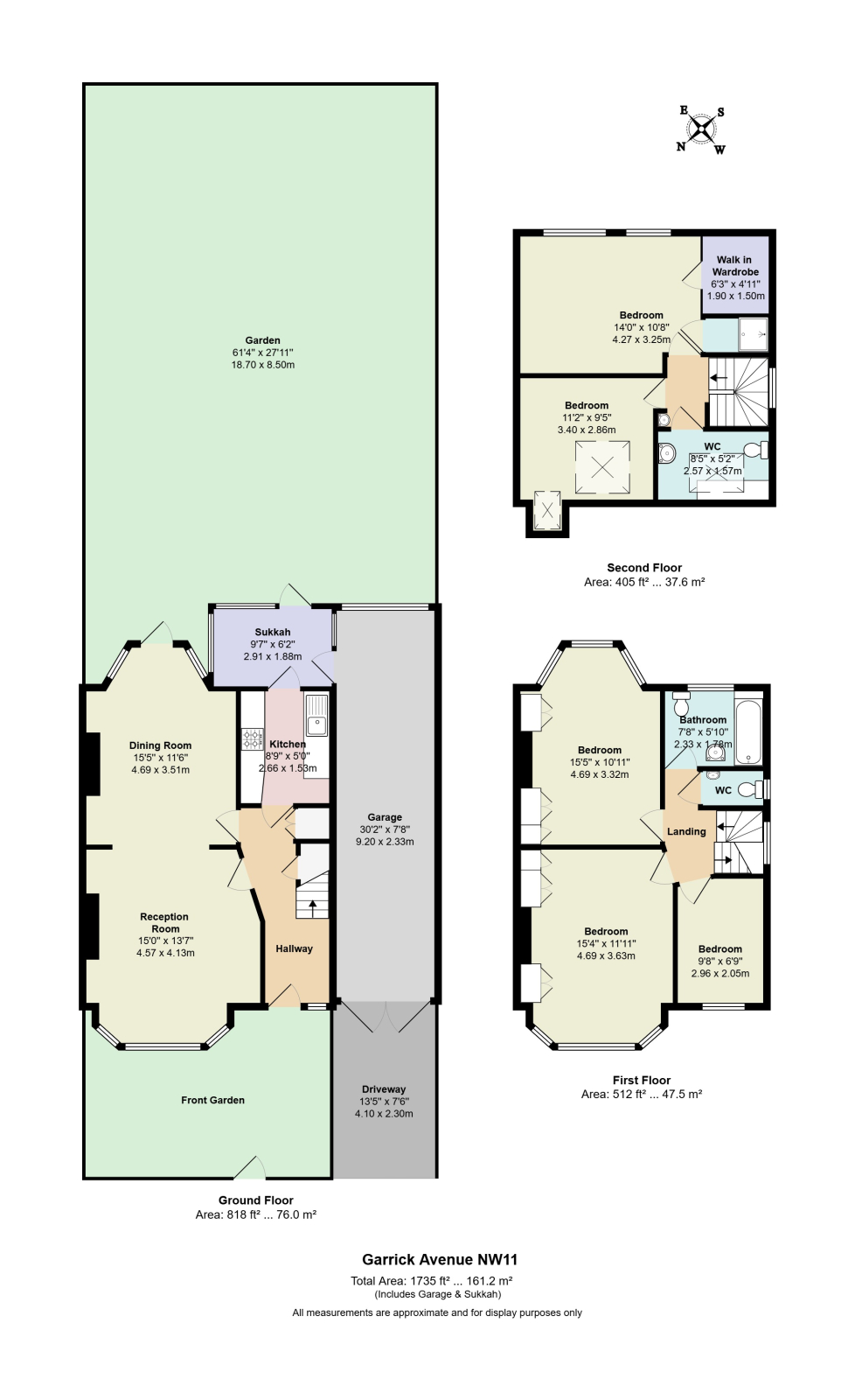 25, Garrick Avenue, Golders Green floorplan