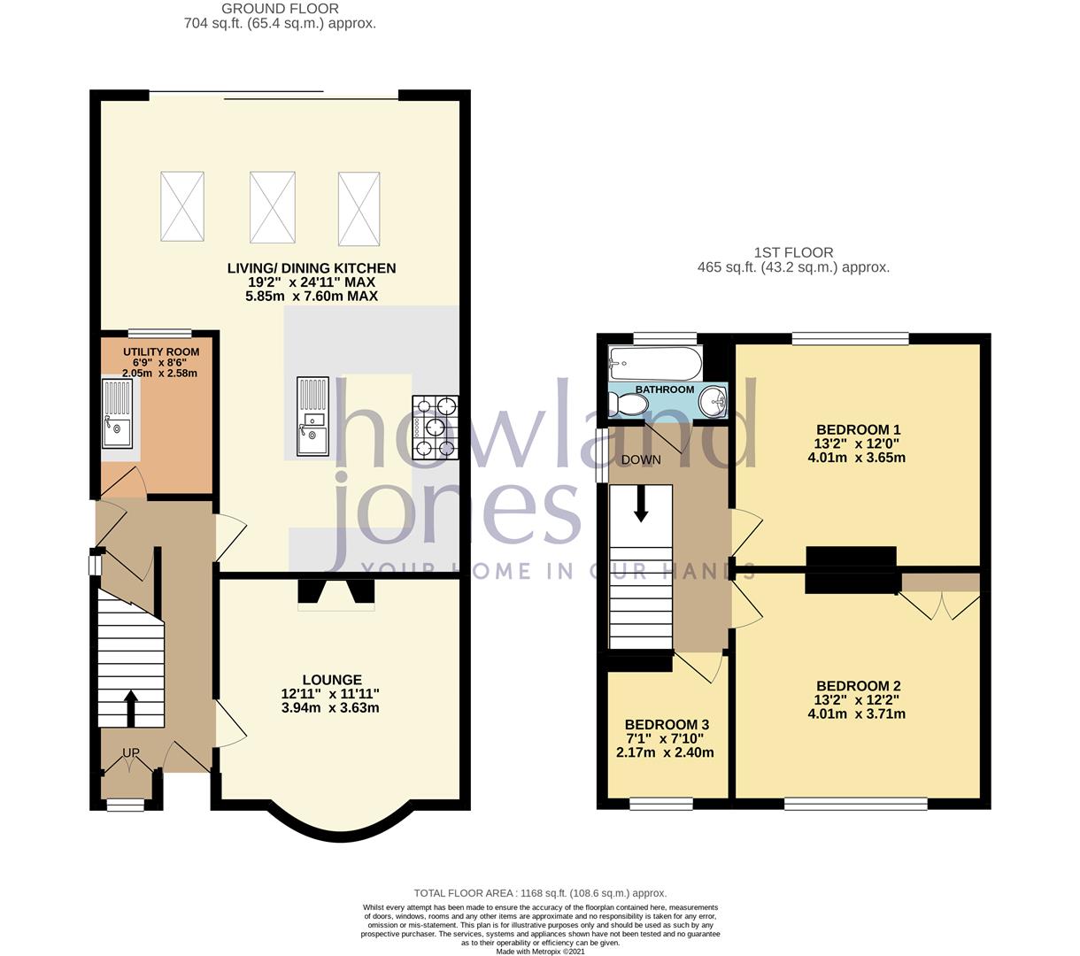 Leicester Road, Measham, Swadlincote DE12, 3 bedroom detached house for
