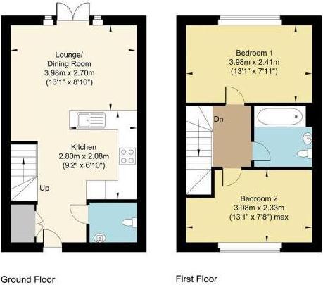 2 Bedrooms Terraced house for sale in Poppyfields Way, Brackley, Northamptonshire NN13