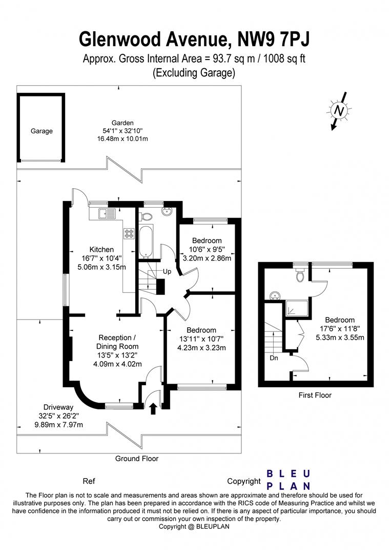 Glenwood Avenue, London NW9, 3 bedroom semidetached bungalow for sale