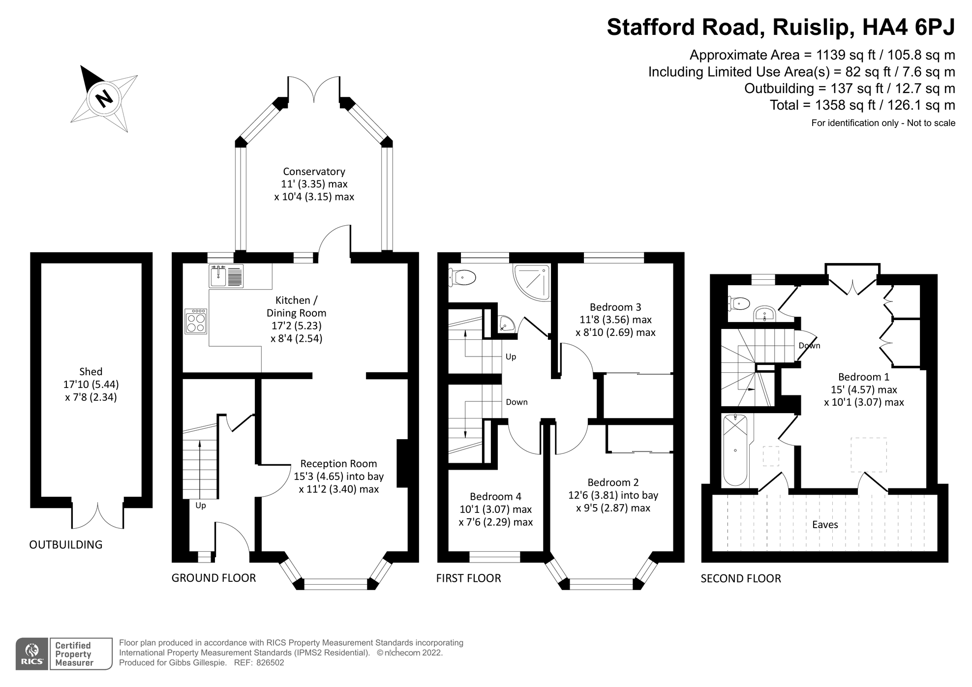 6, Stafford Road, Middlesex floorplan