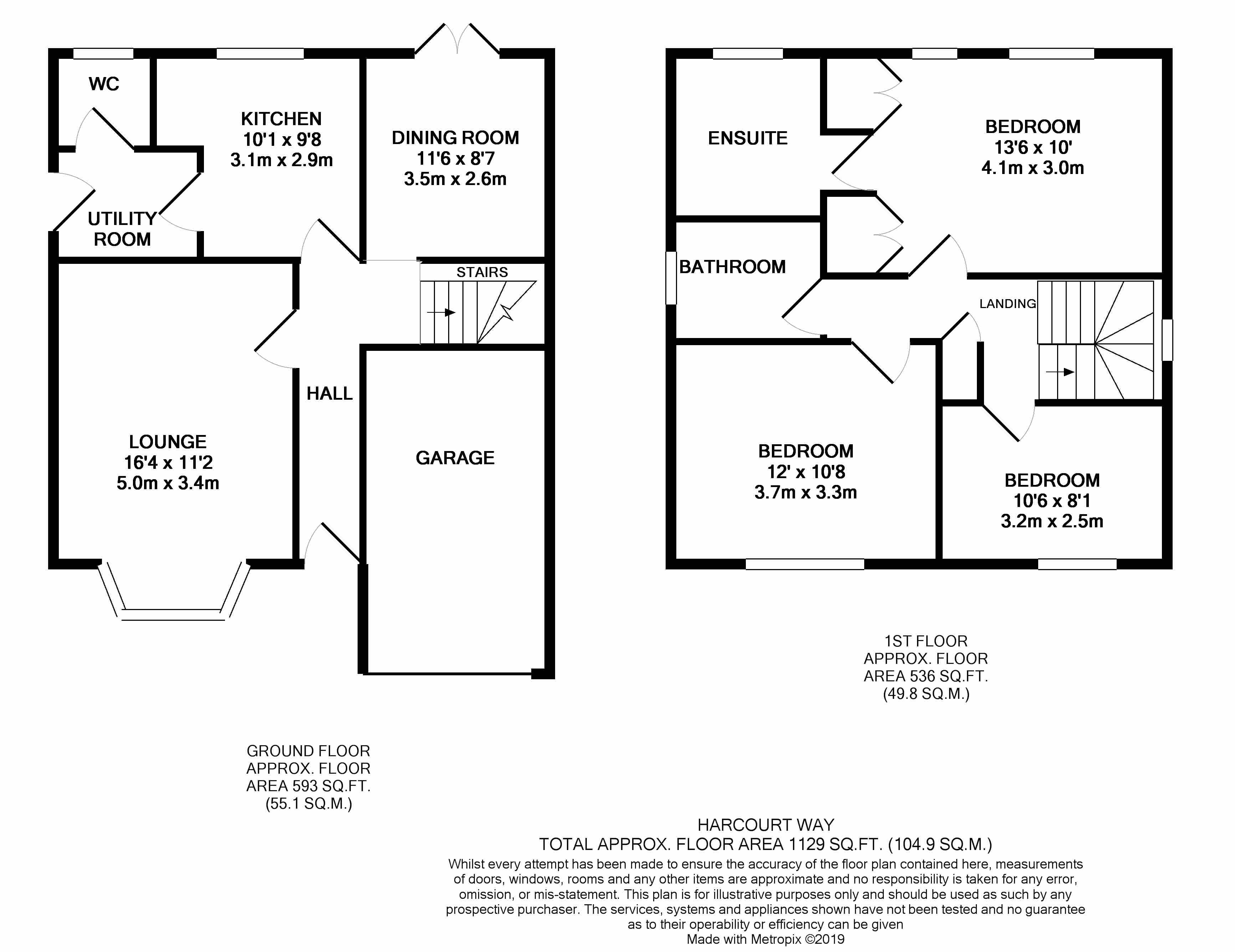 3 Bedrooms Detached house for sale in Harcourt Way, Northampton NN4