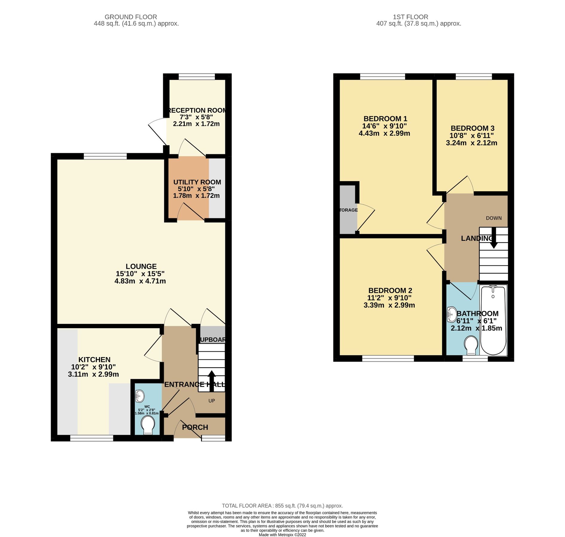 33, Corbridge Road, Reading floorplan