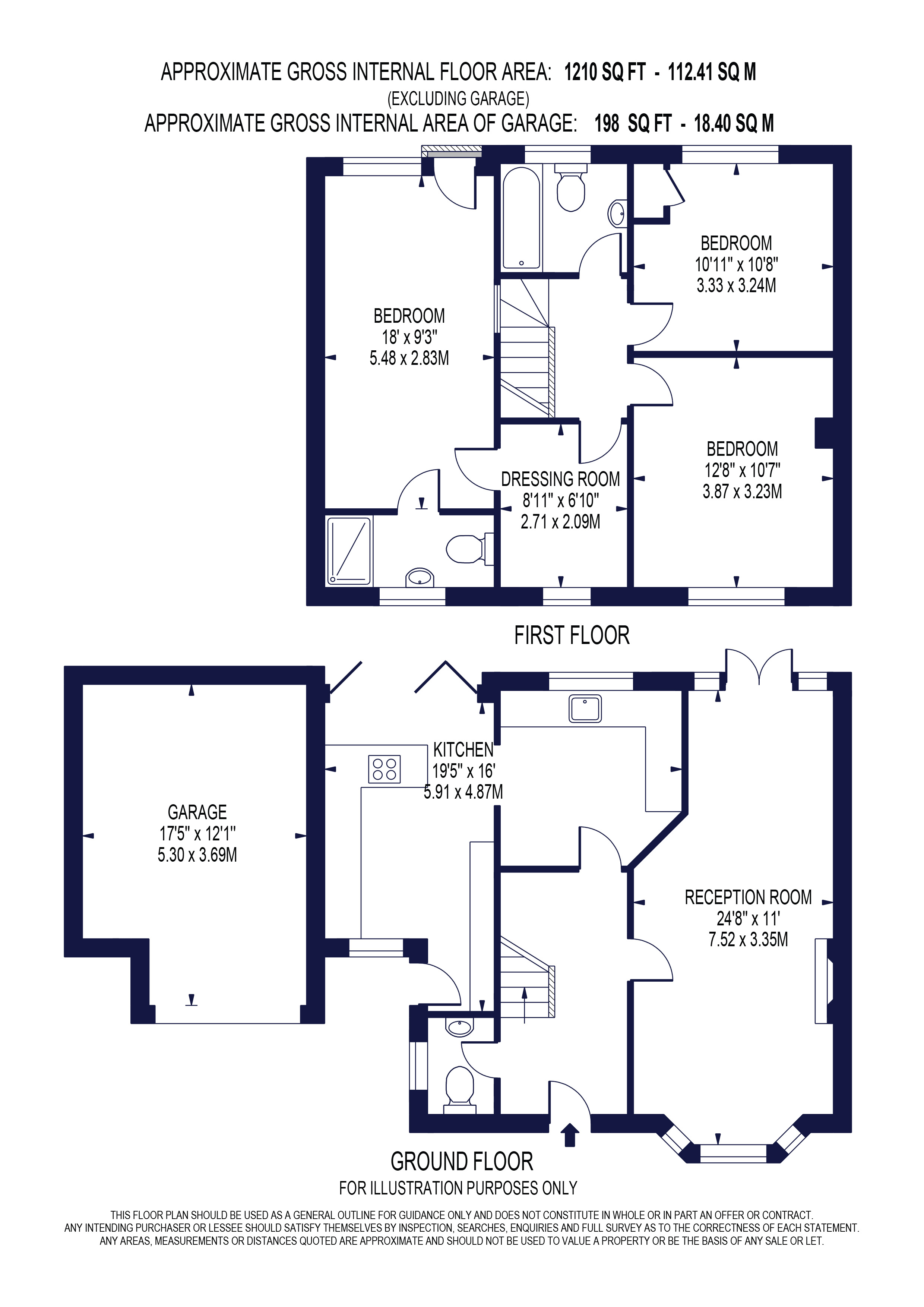3, The Readens, Surrey floorplan