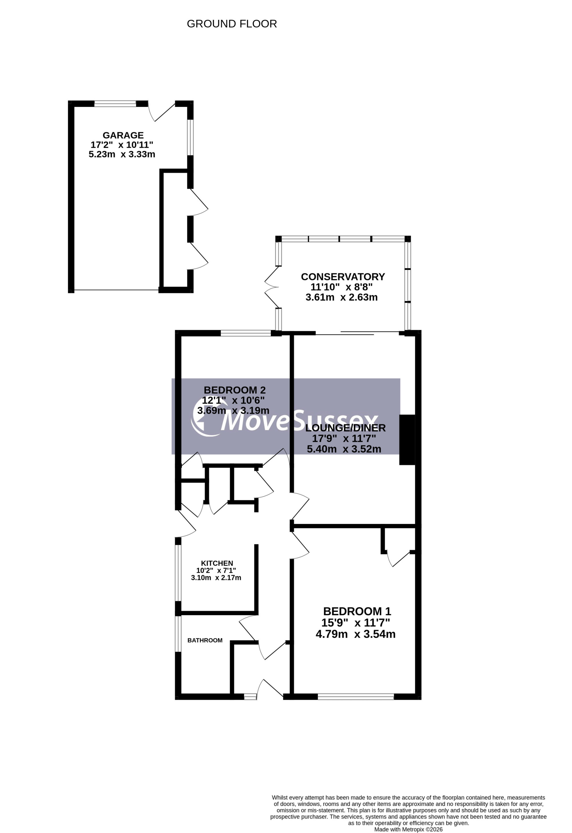35, Shepham Lane, Polegate floorplan