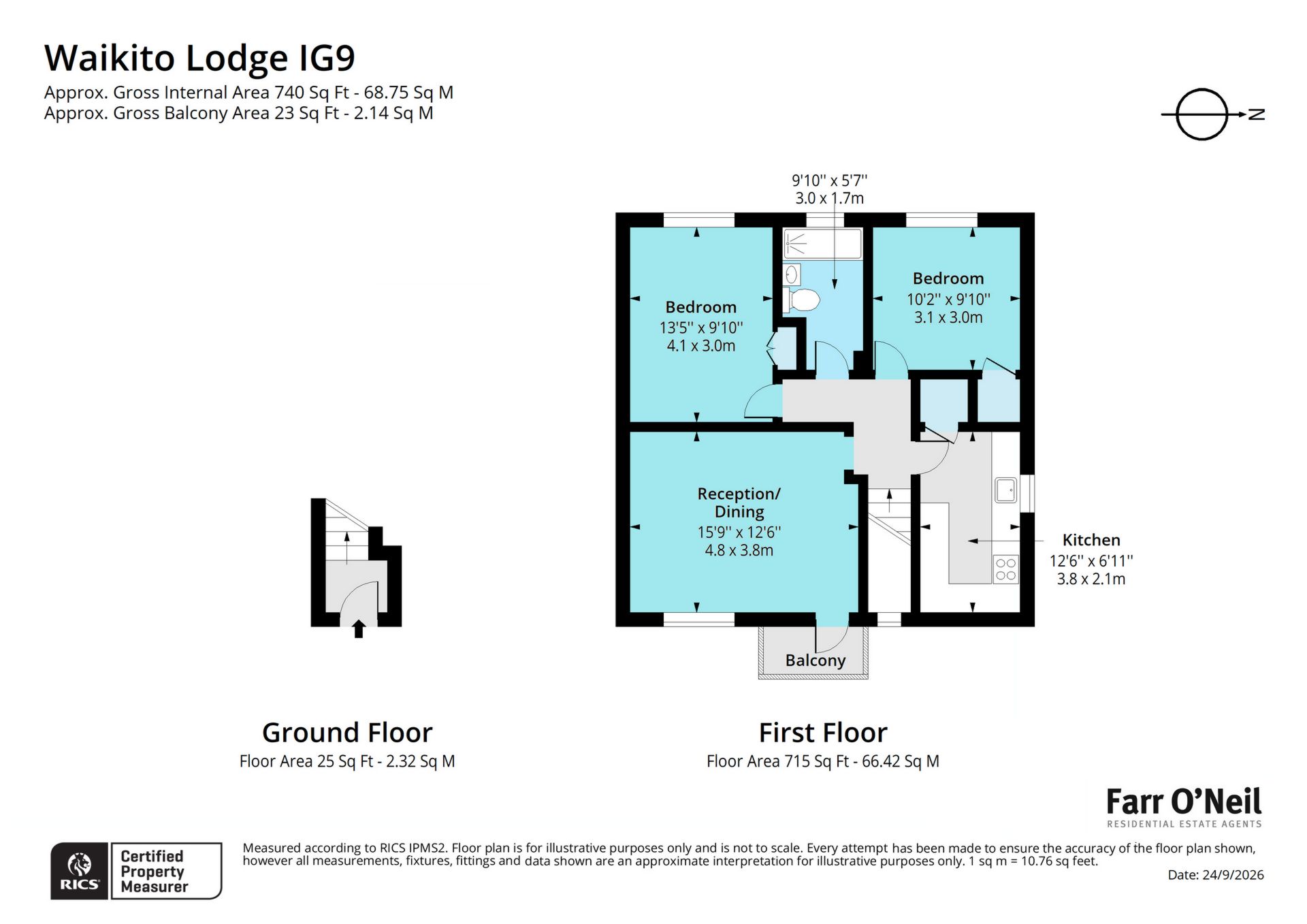 3 Waikato Lodge 21, Russell Road, Buckhurst Hill floorplan