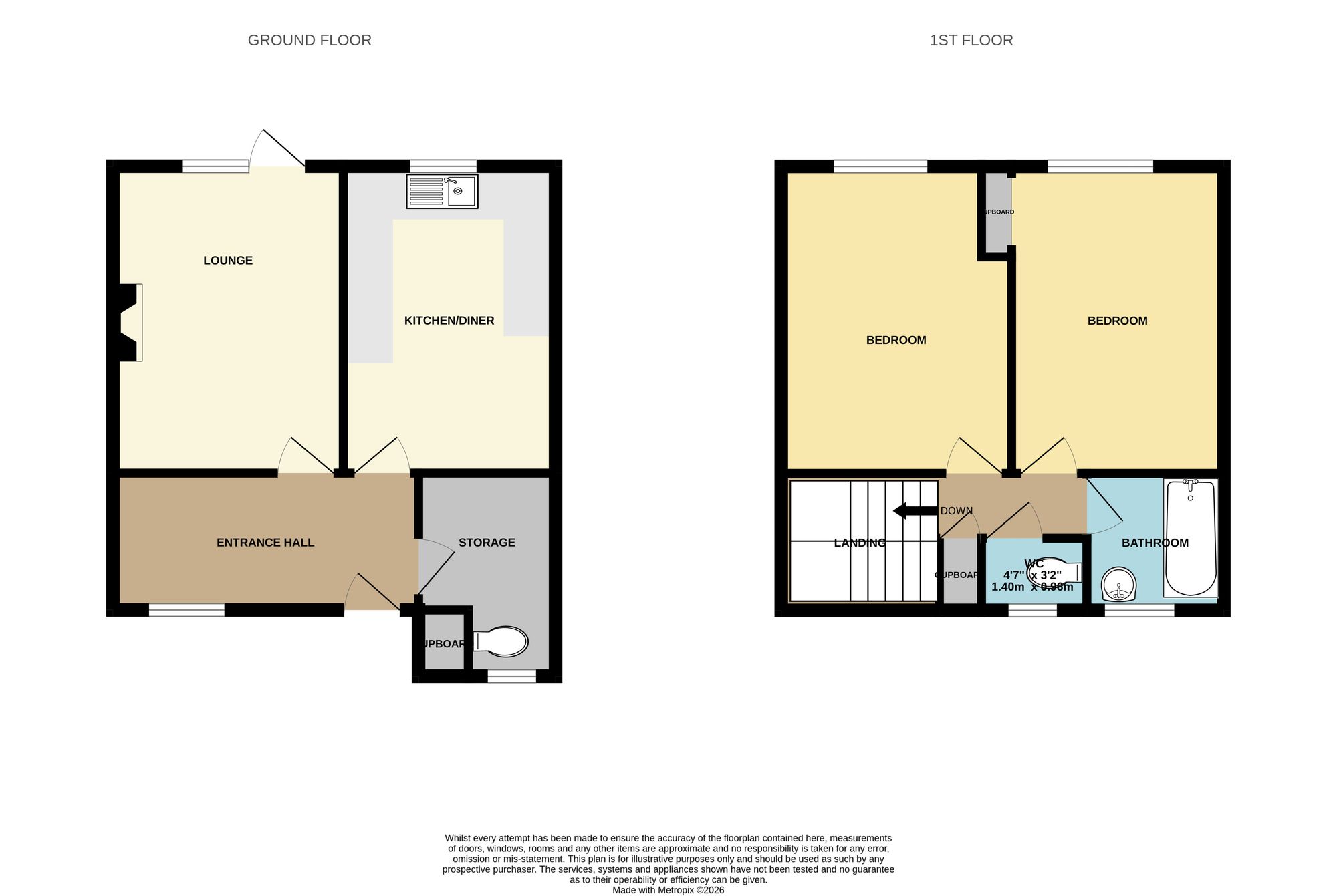 1 Maple Close, Telford floorplan