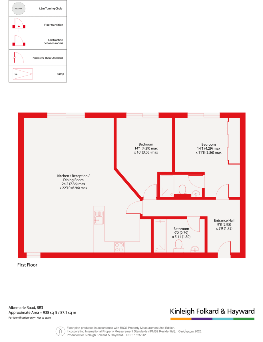 Flat 3, 98, Albemarle Road, Beckenham floorplan