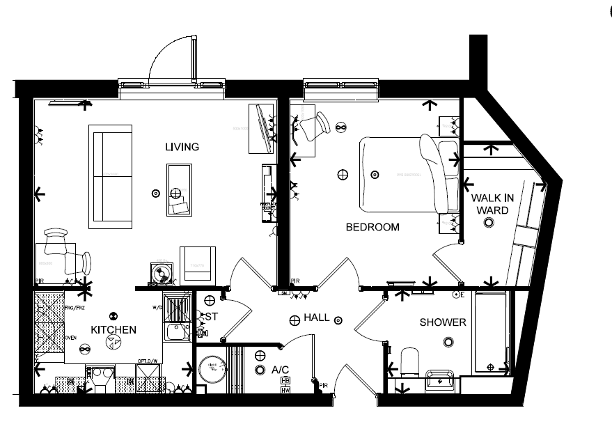Apt 15 Edwina Mountbatten Lodge,, Broadwater Road, Hampshire floorplan