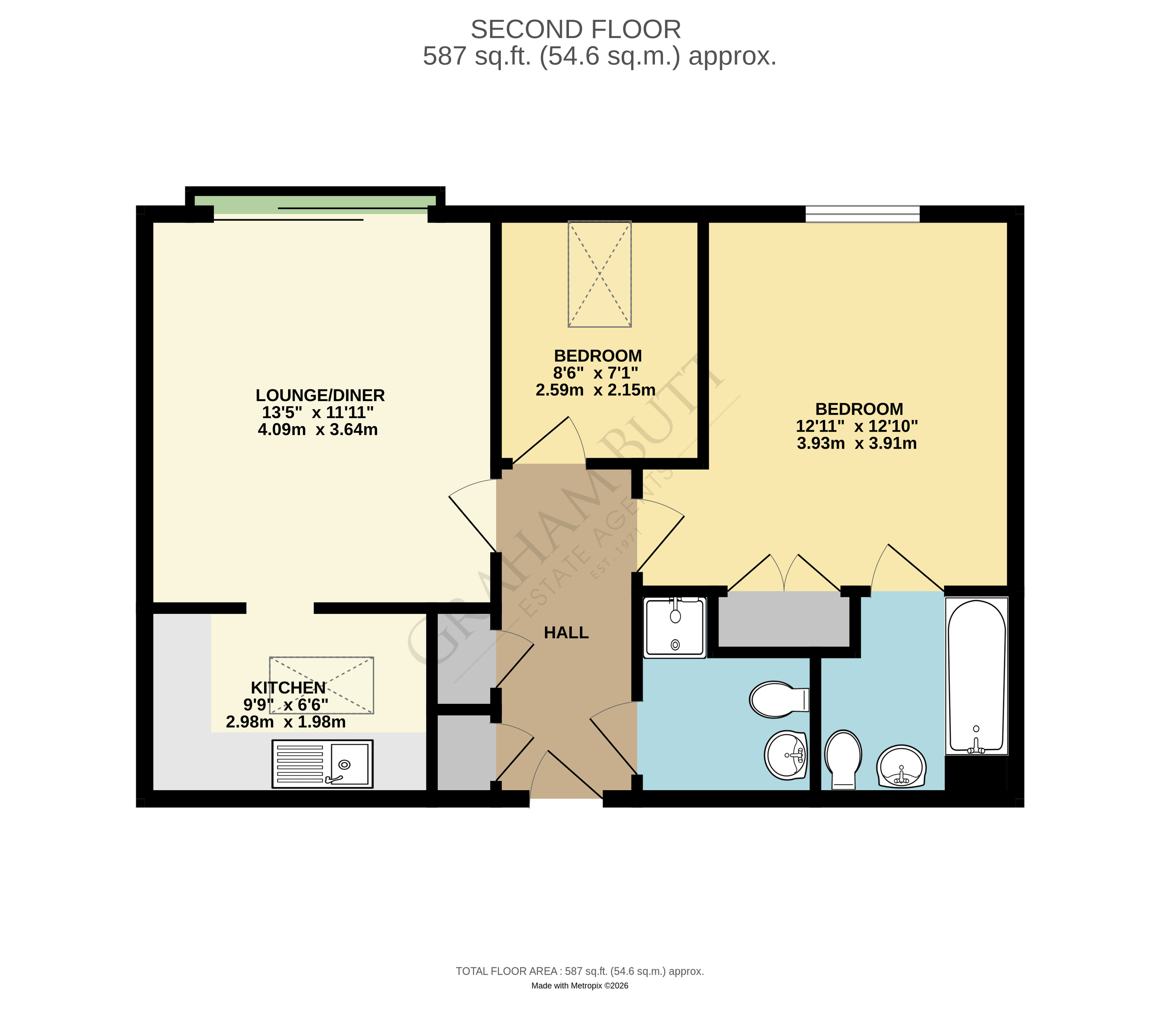 Flat 23, Chermont Court,, The Street, Littlehampton floorplan