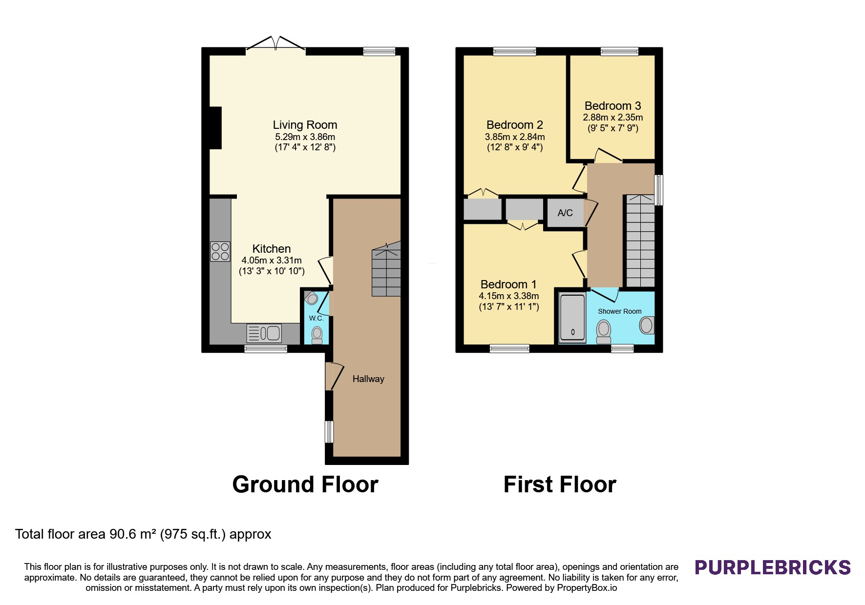 21, Northlands Road, Adstock floorplan