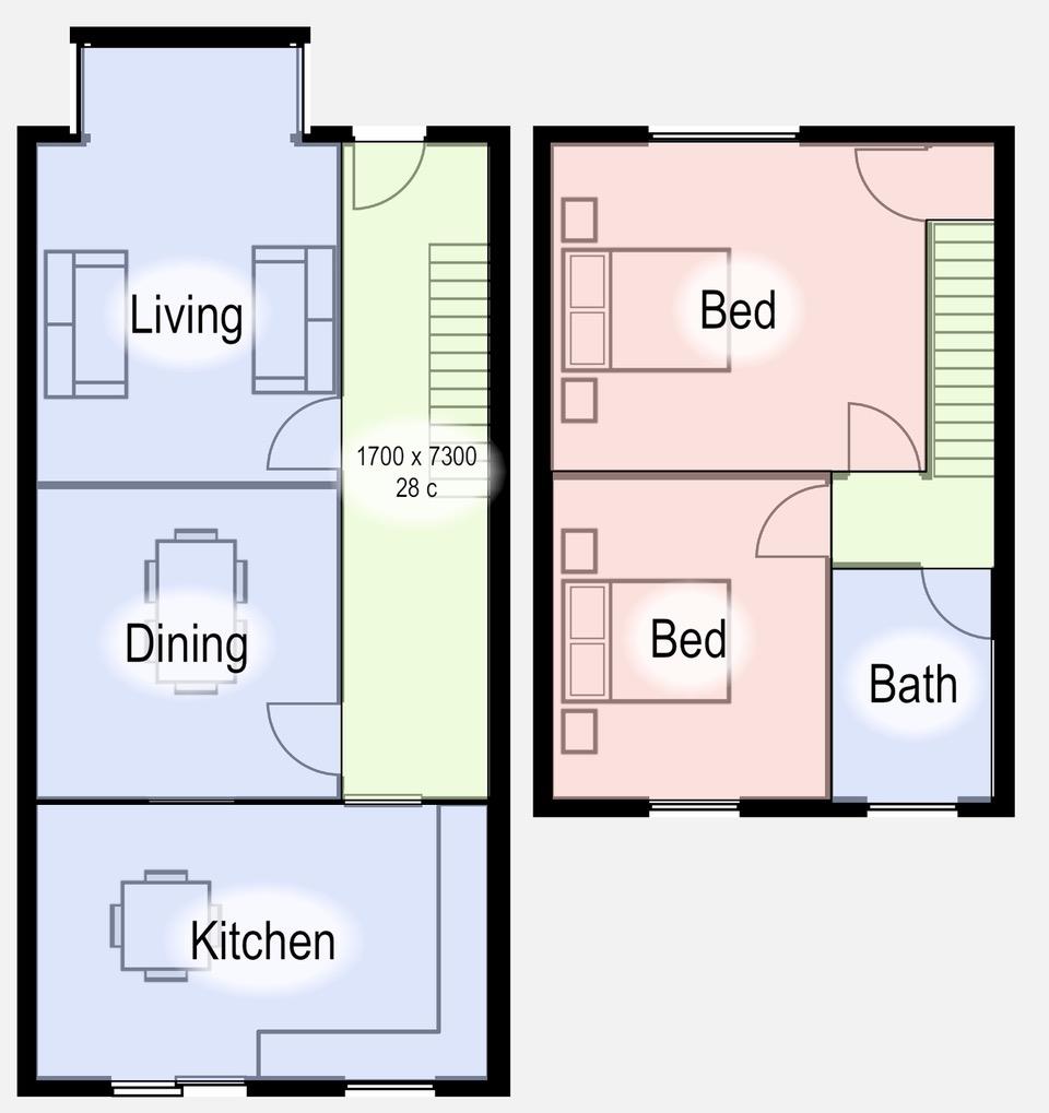 2 Bedrooms Terraced house for sale in Northfield, Radstock BA3