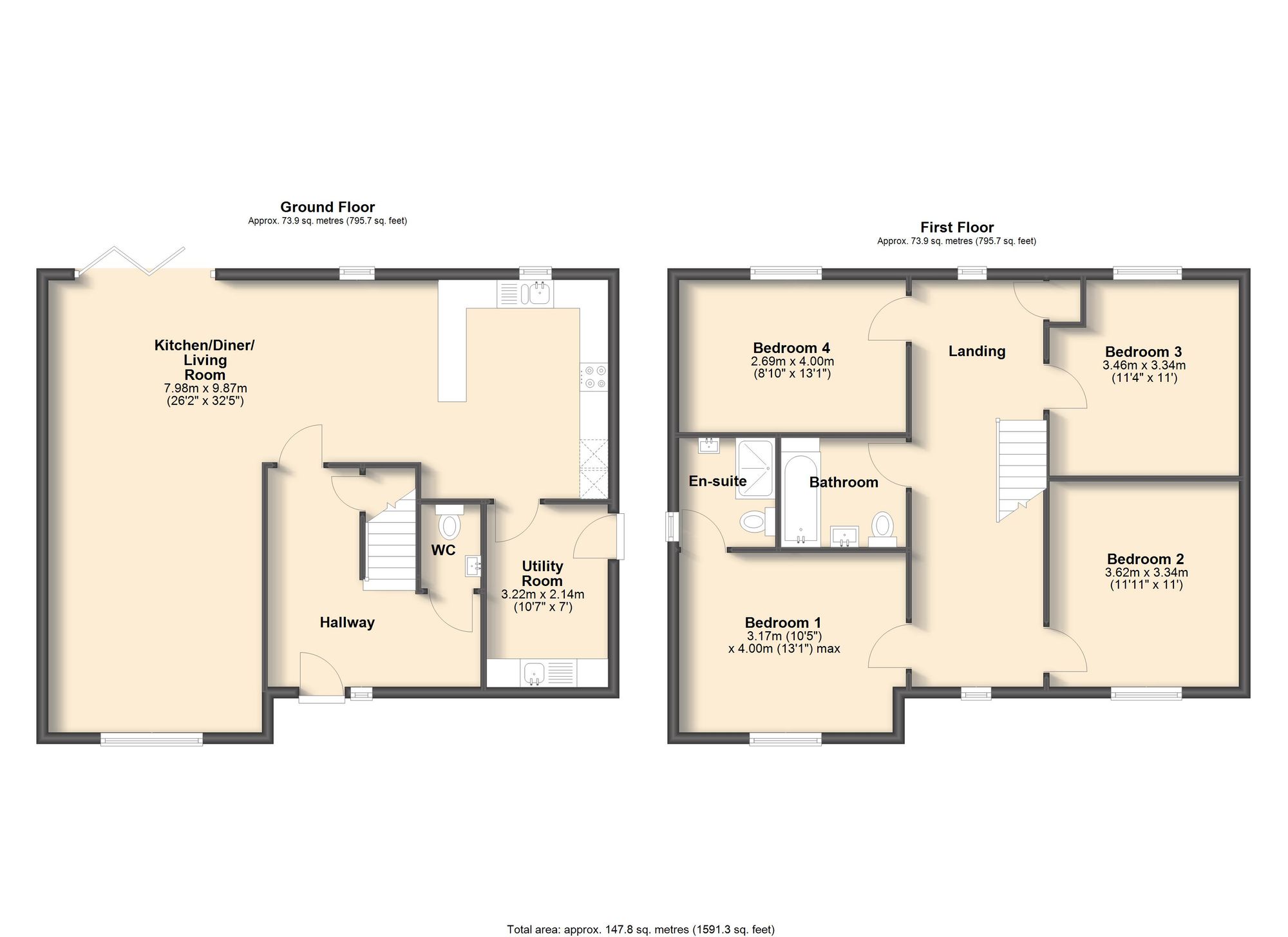 A18 The Edale Ankerbold Road, Chesterfield floorplan