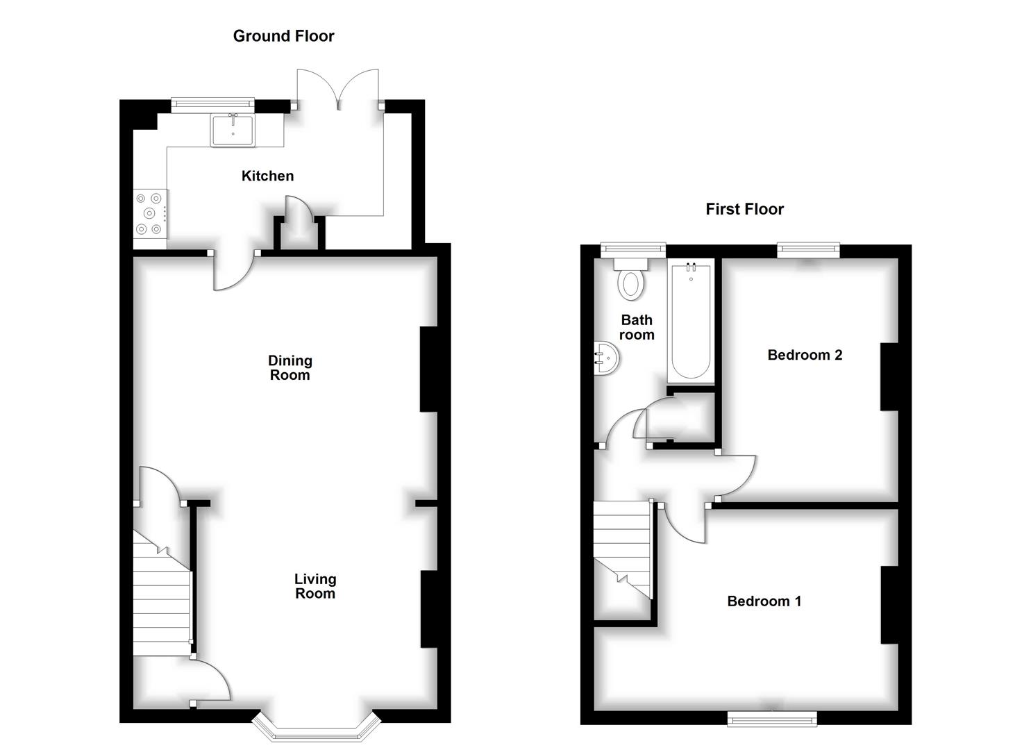 Old Hollow, Malvern WR14, 2 bedroom terraced house for sale 64459207