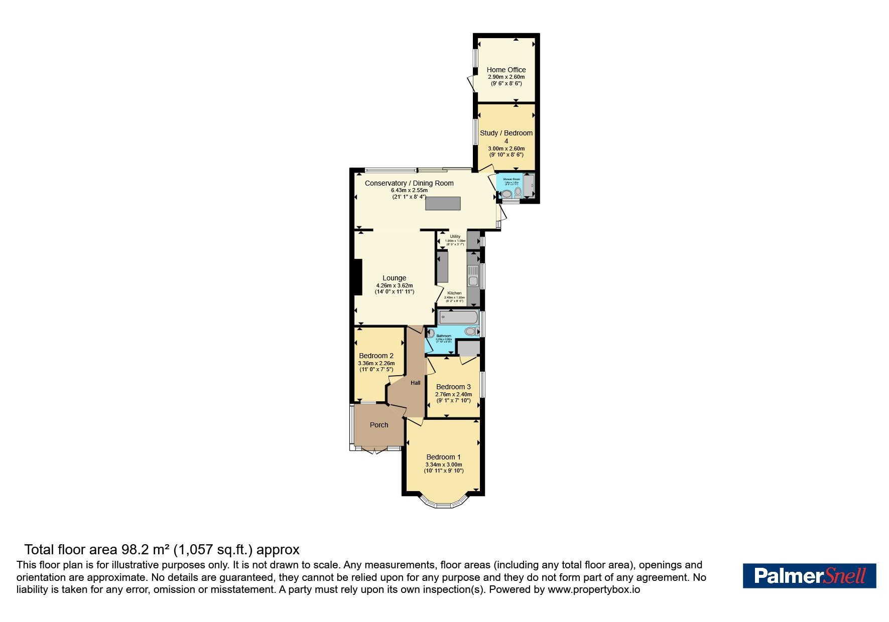 1763, Wimborne Road, Dorset floorplan