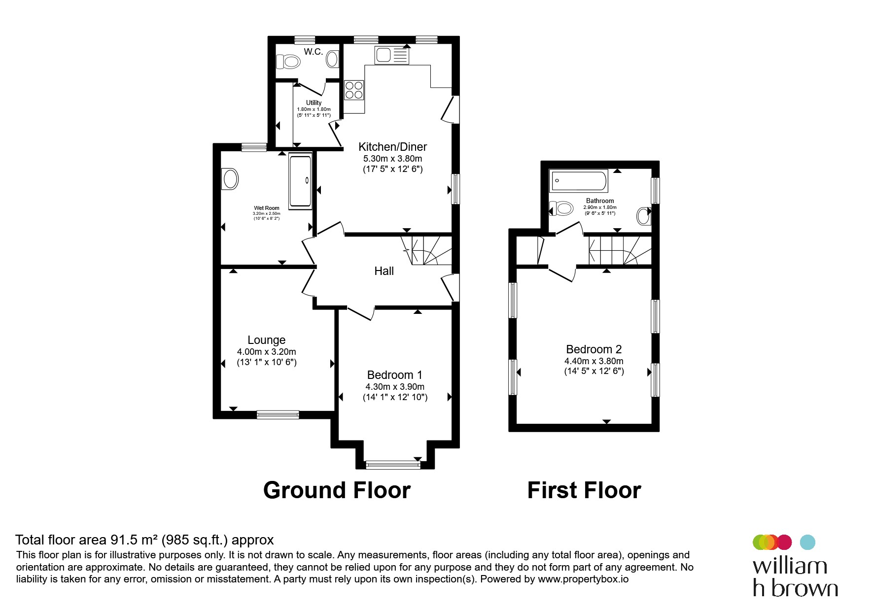 20, College Road, Braintree floorplan