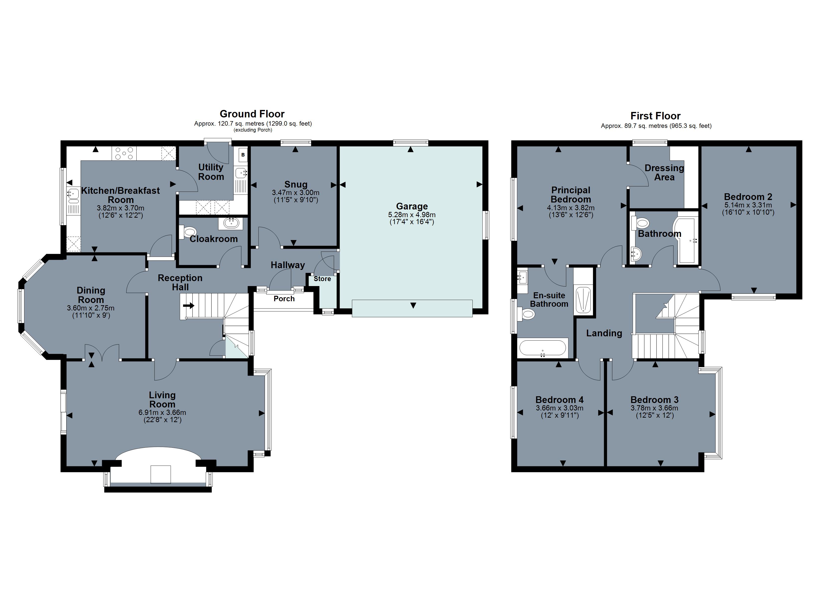 Copperbeech, 14, The Copse, Rossett floorplan