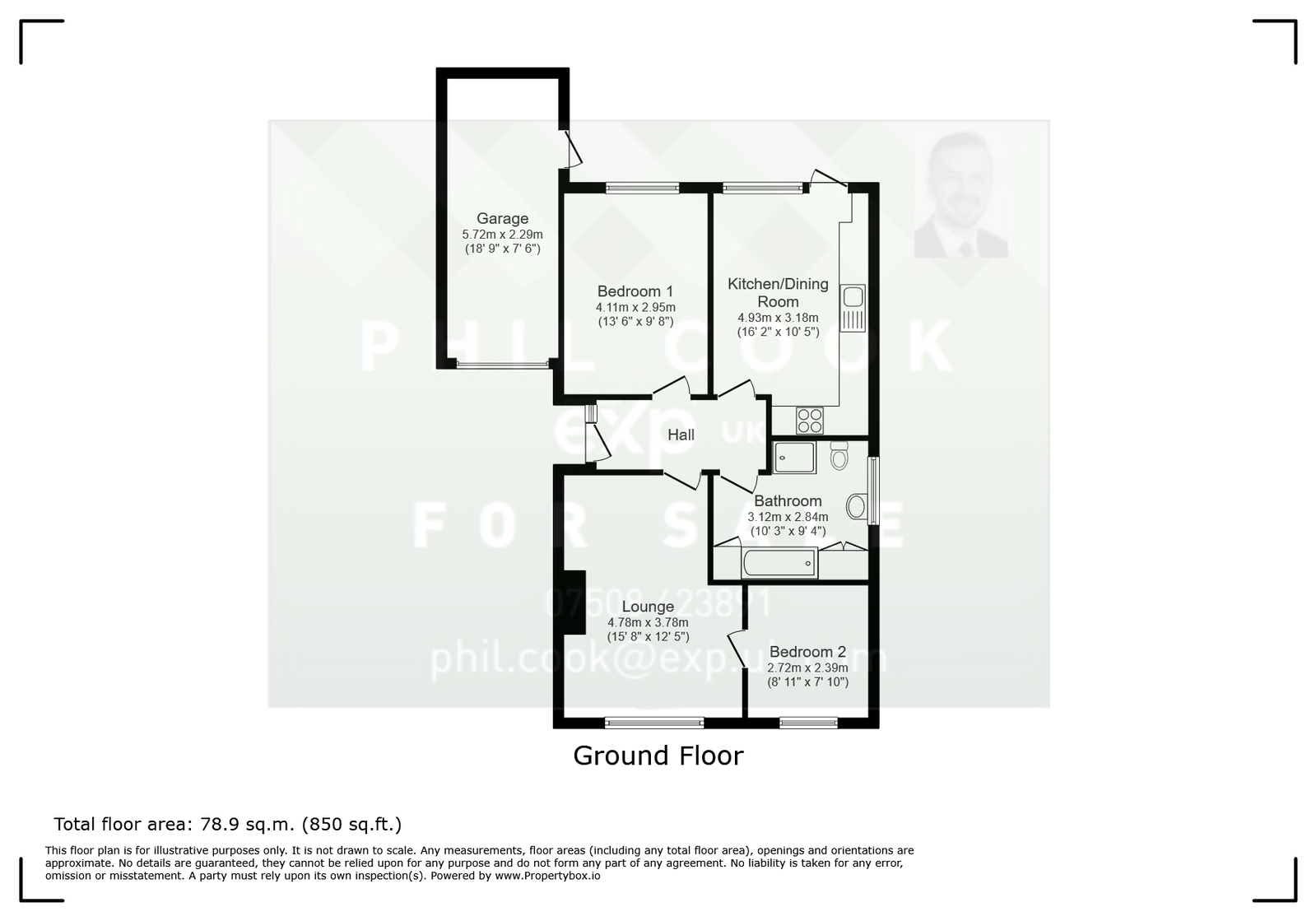 107, Meadow Hill Close, Kidderminster floorplan