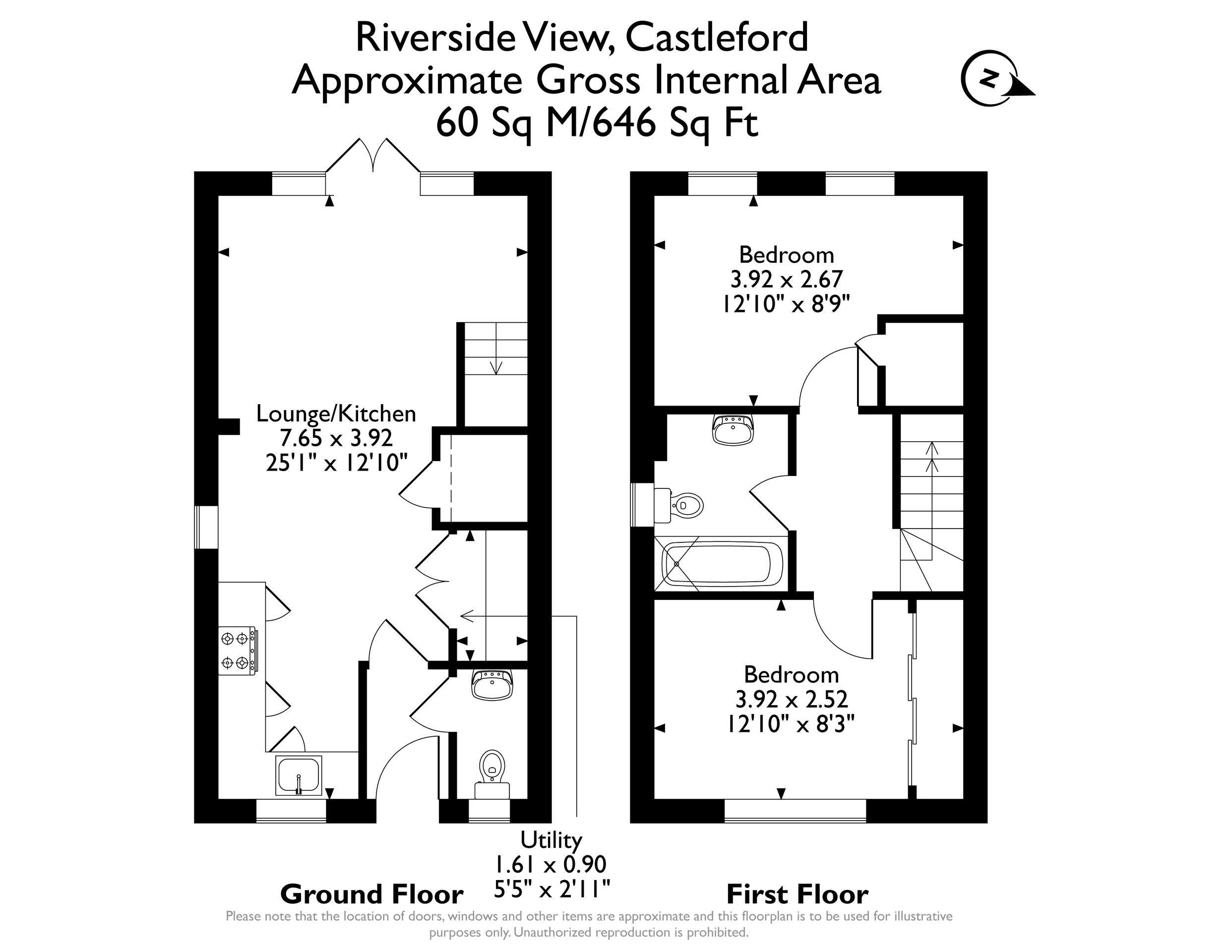 7 Riverside View, Castleford floorplan