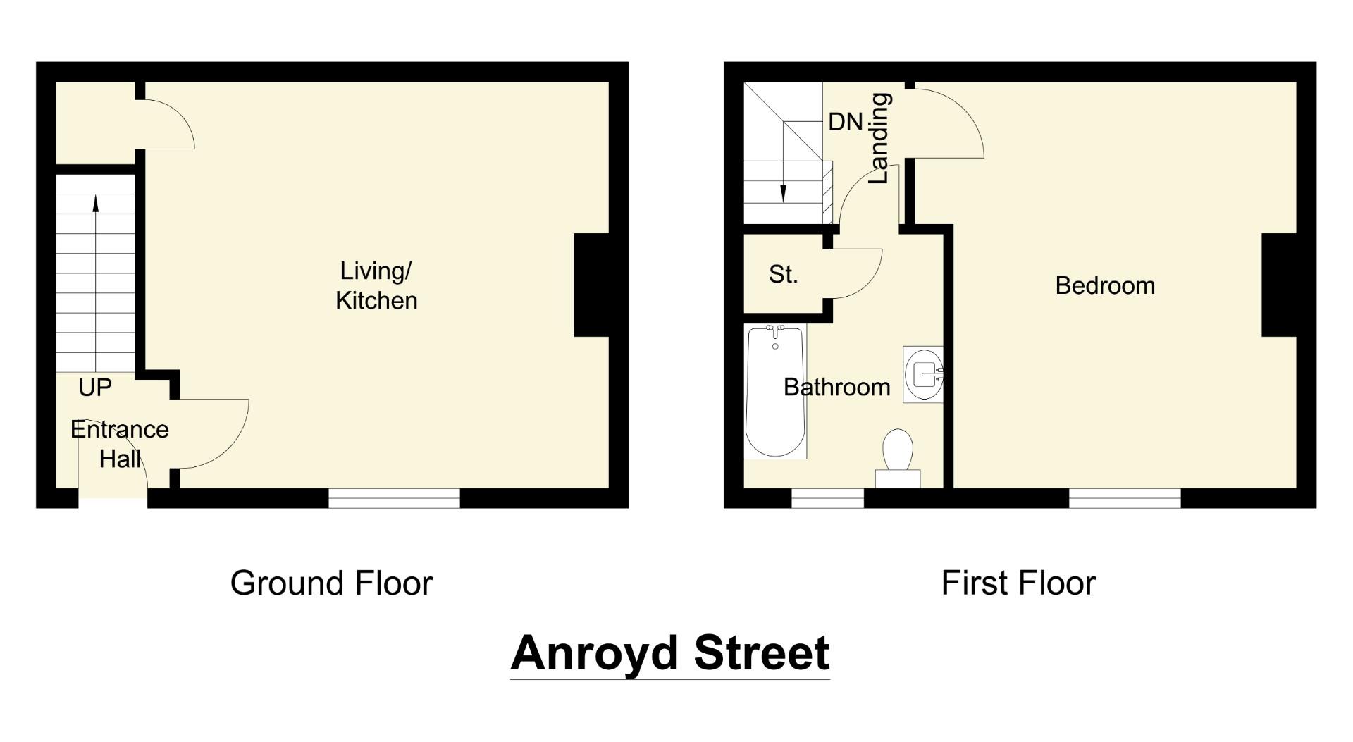 13A, Anroyd Street, Dewsbury floorplan