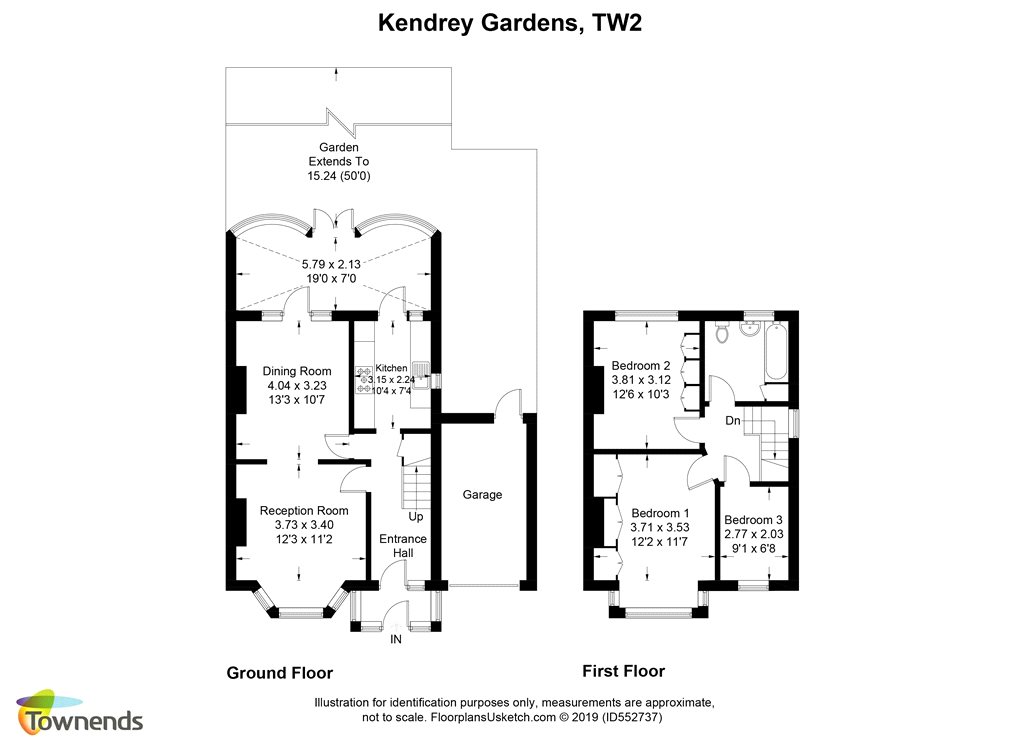 3 Bedrooms Semi-detached house for sale in Kendrey Gardens, Twickenham TW2