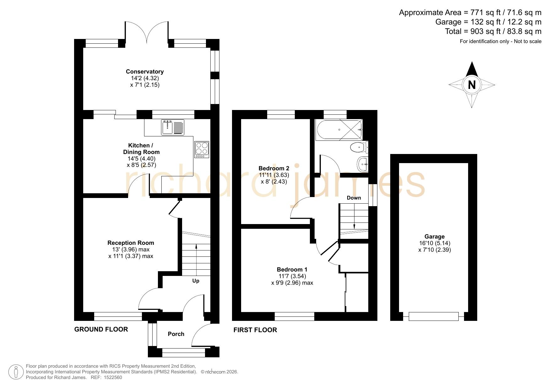 112, Ridge Nether Moor, Swindon floorplan