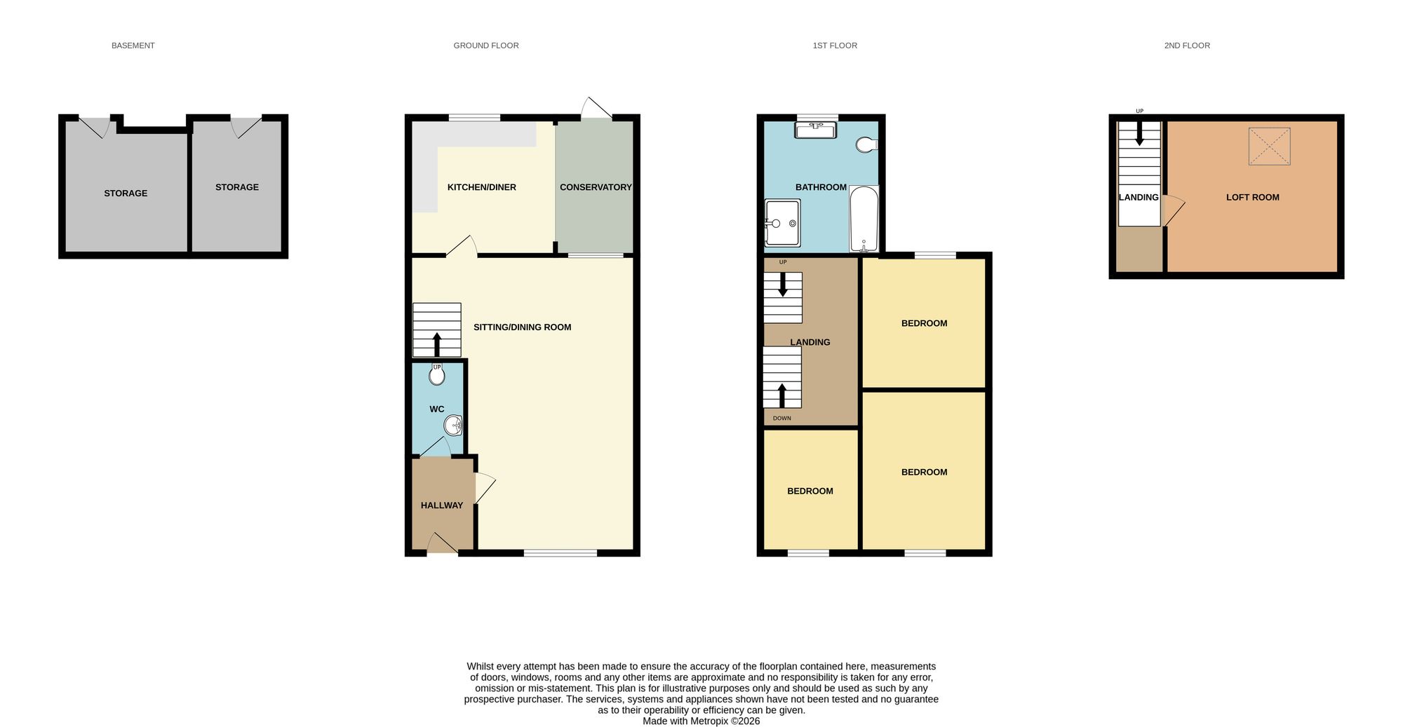 22 Bournville Road, Abertillery floorplan