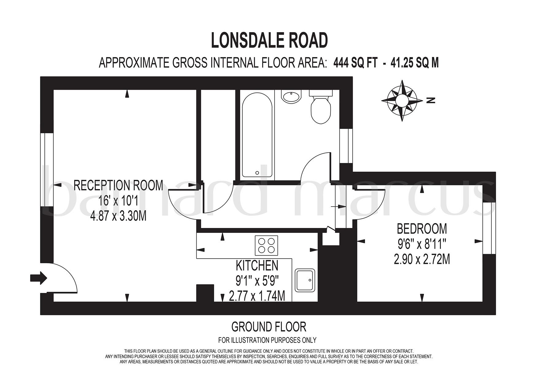 LONSDALE  Road, London floorplan