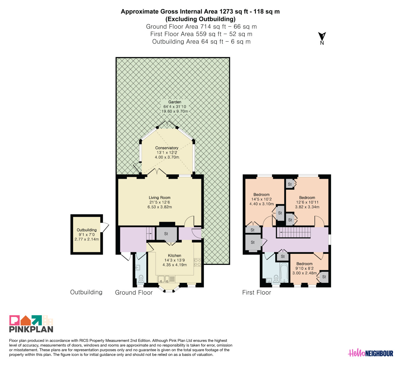 65, Longford Close, Hampton Hill floorplan
