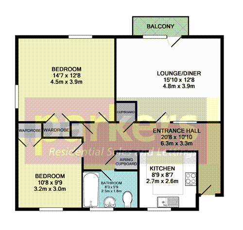 2 Bedrooms Flat to rent in Caroline Court, Bath Road, Reading, Berkshire RG1