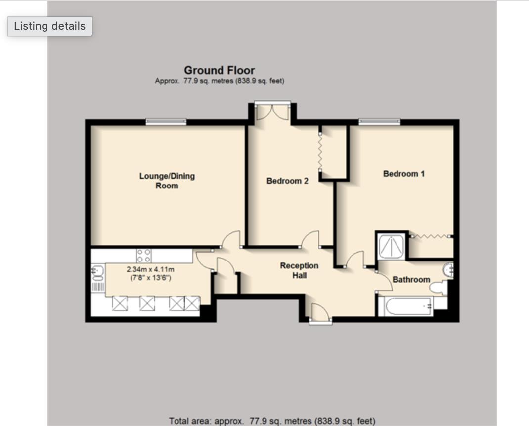 Old Infirmary House, Portsmouth floorplan