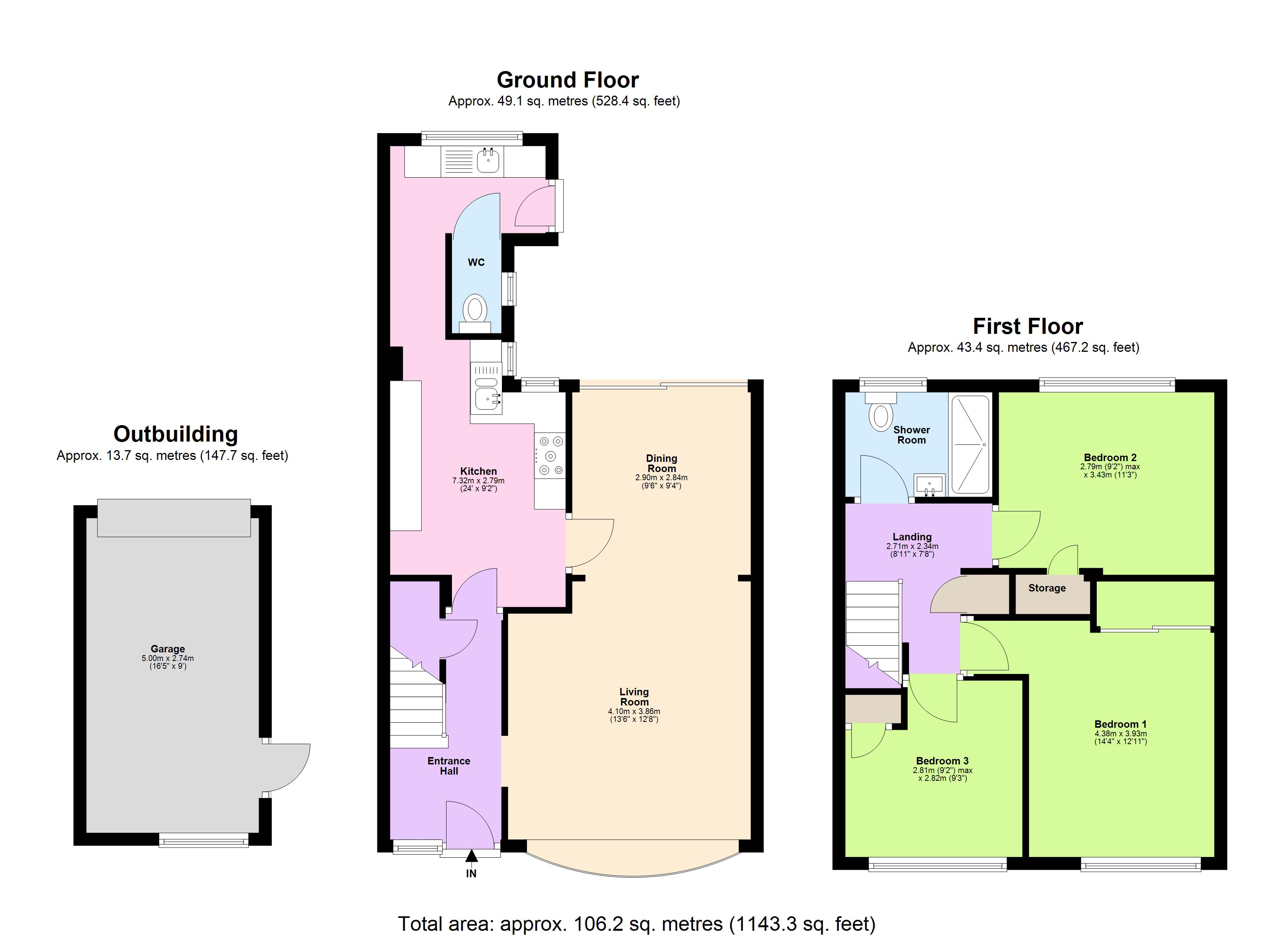 7, Northall Close, Eaton Bray floorplan