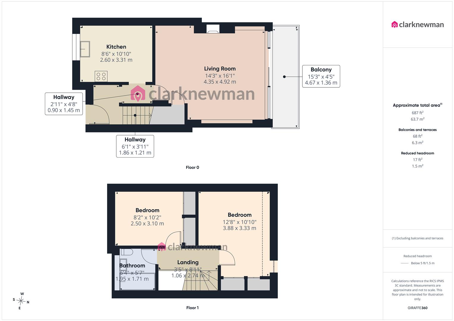 3, Netteswell Orchard, Harlow floorplan
