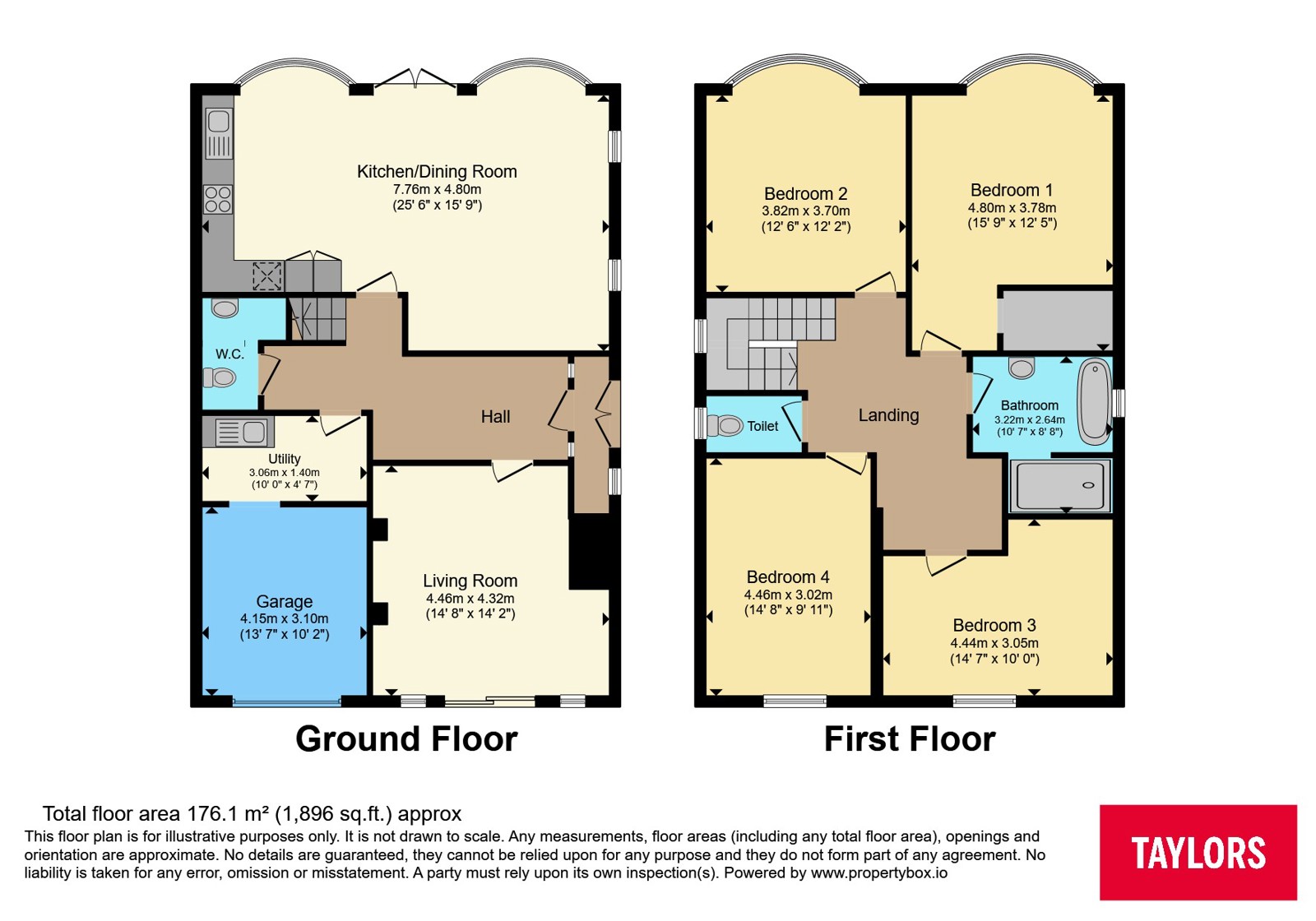 2, King Road, Bristol floorplan