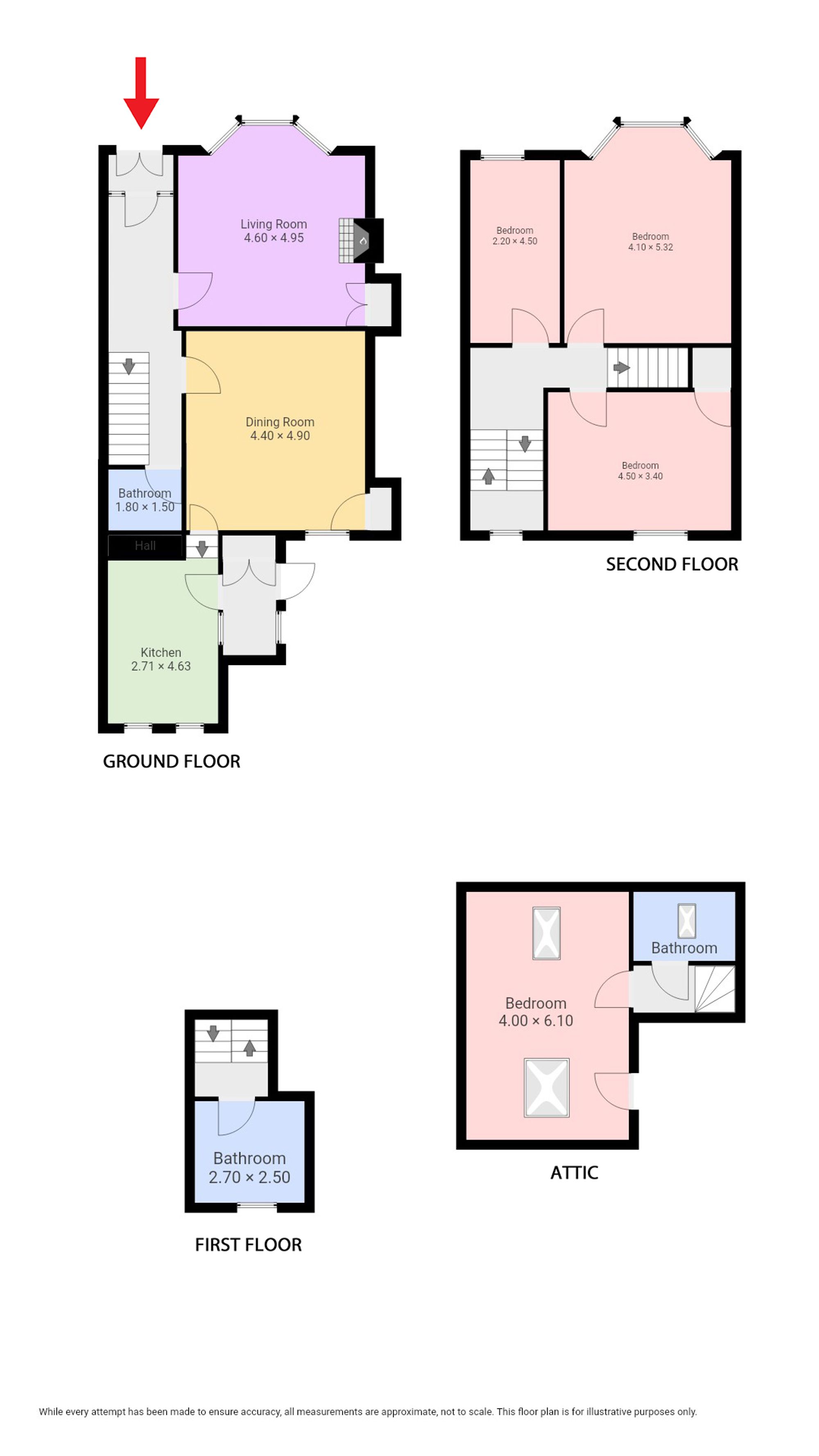 180 Craigton Road, Glasgow floorplan