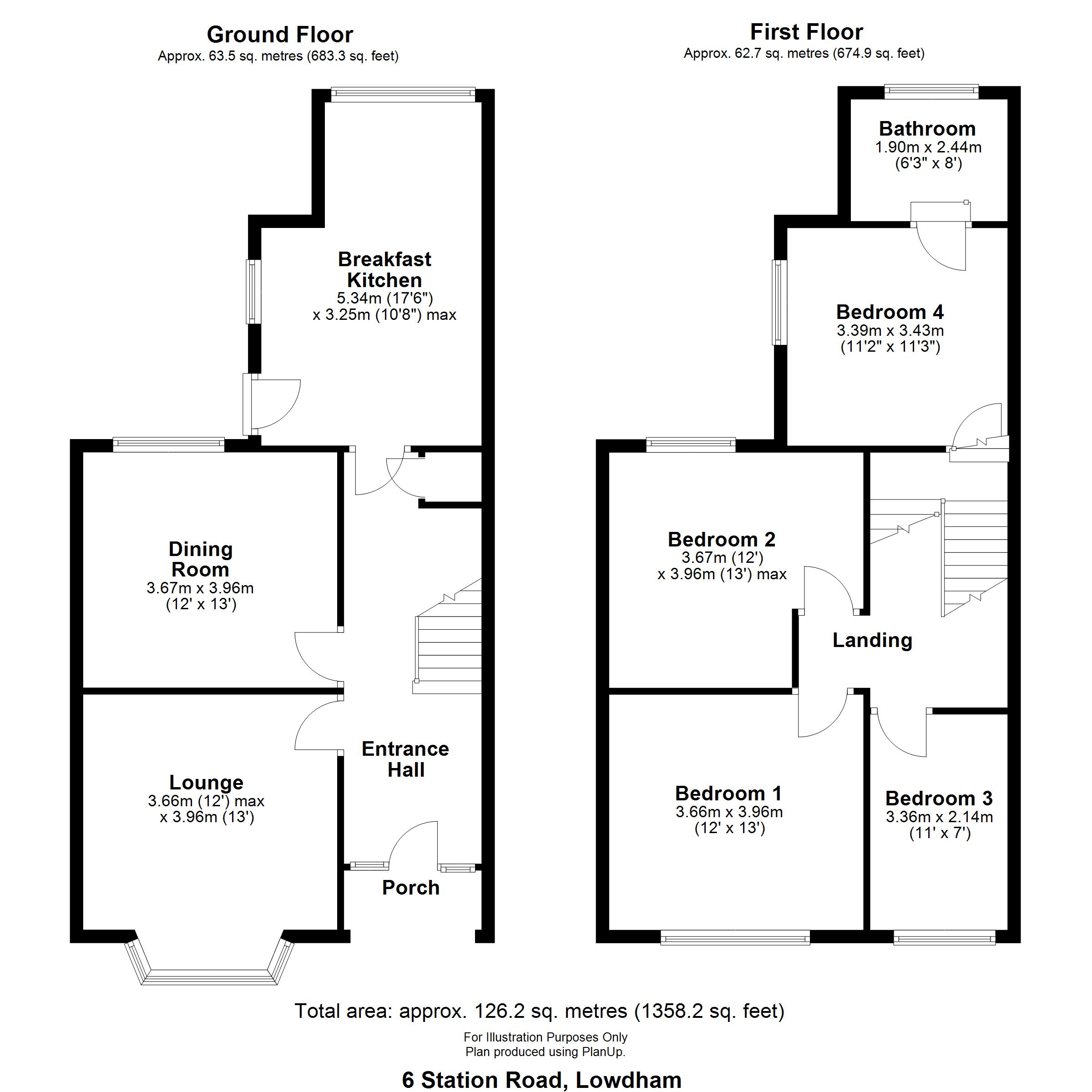 6, Station Road, Nottingham floorplan