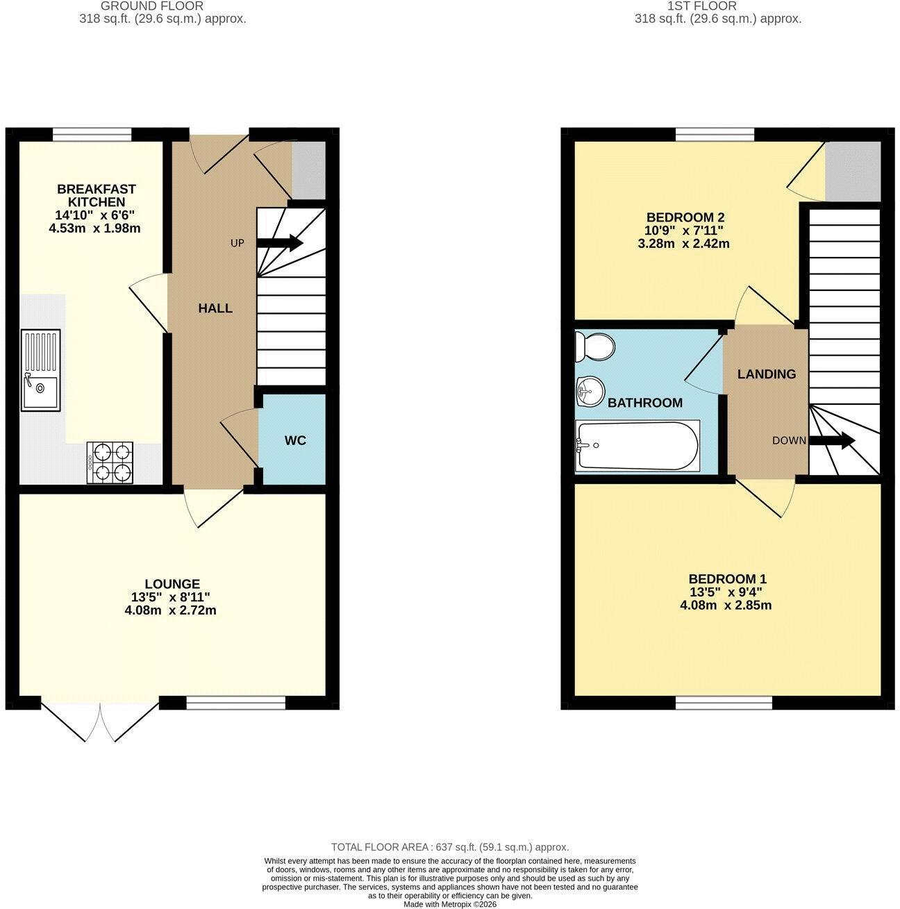 38, Thornbury Drive, Grimsby floorplan