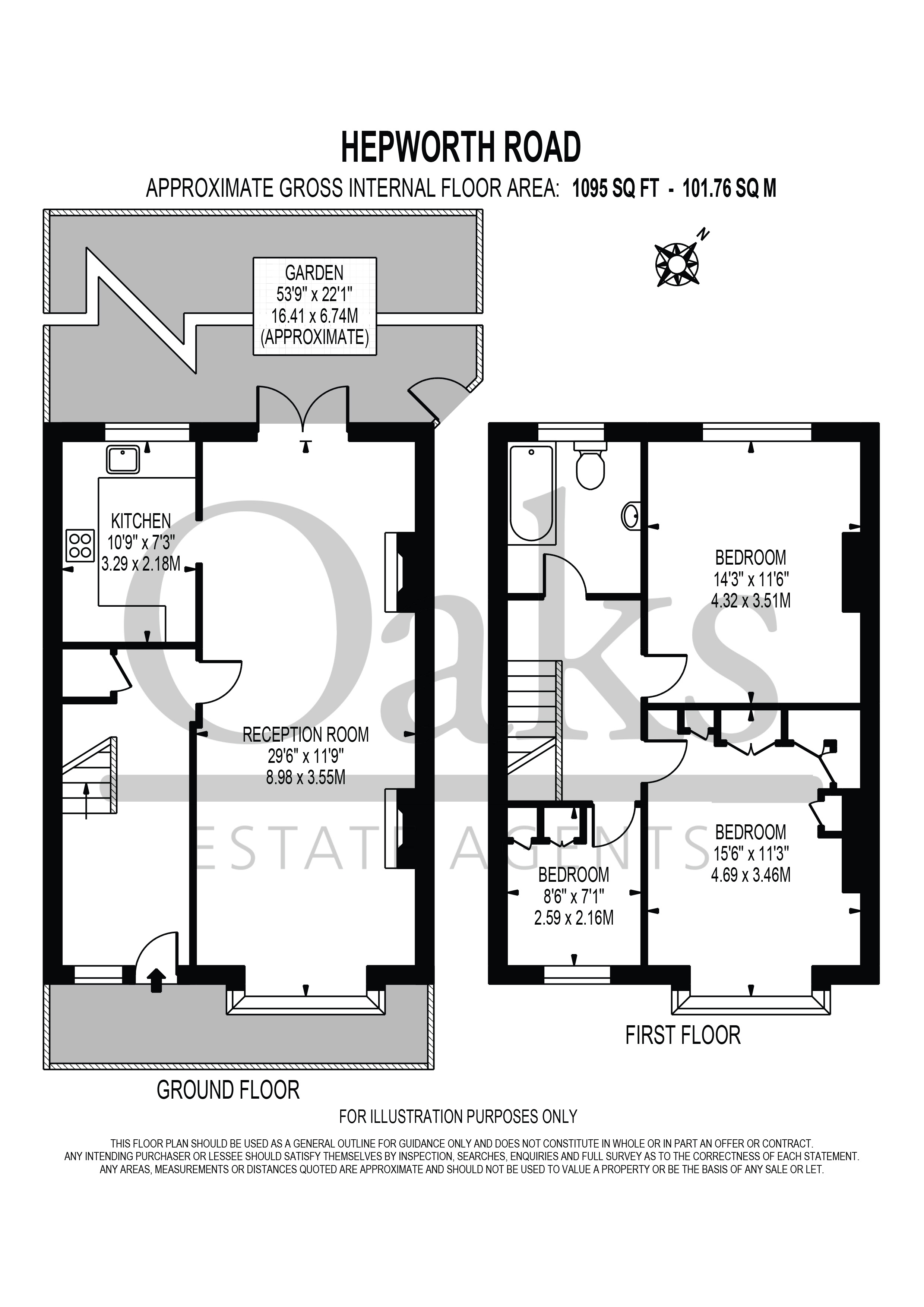 14, Hepworth Road, London floorplan