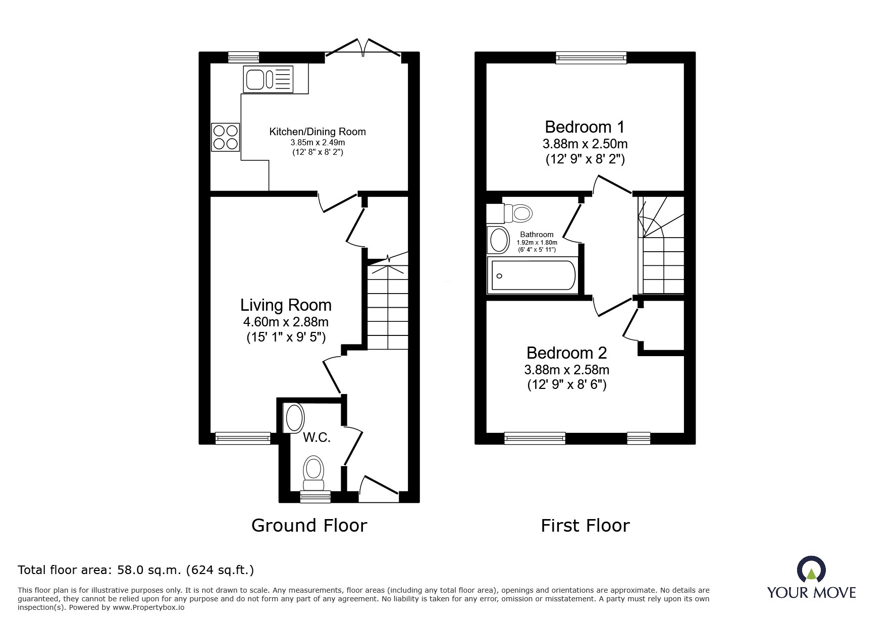Swinburn Road, Hampshire floorplan