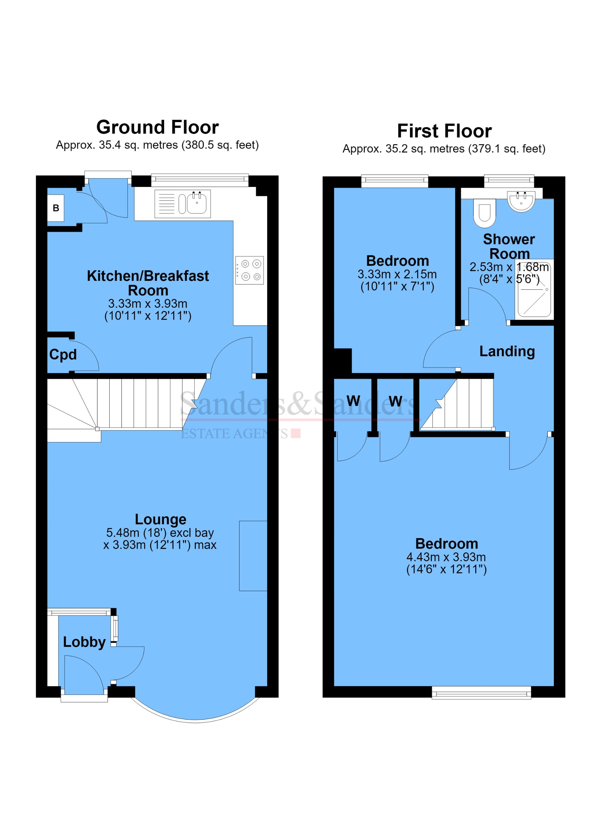 1a Meeting Lane, Alcester floorplan