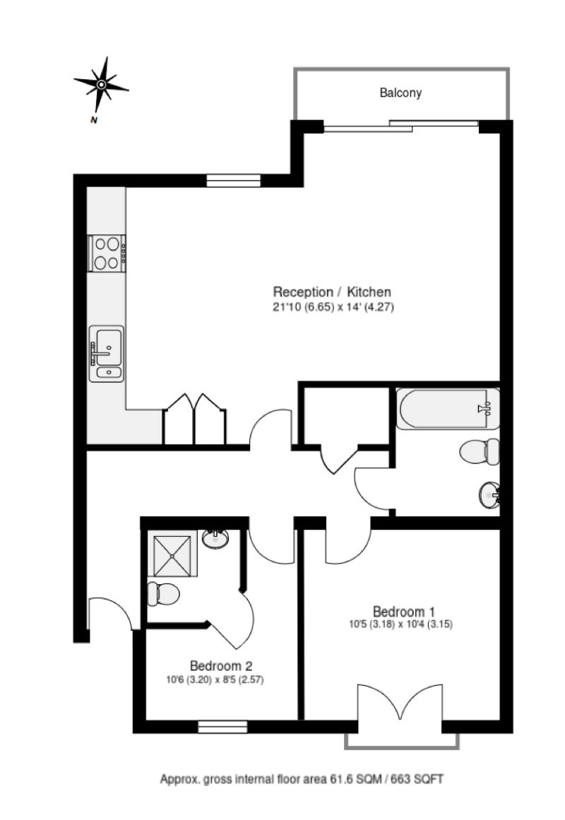Pondecroft, Aylesbury floorplan