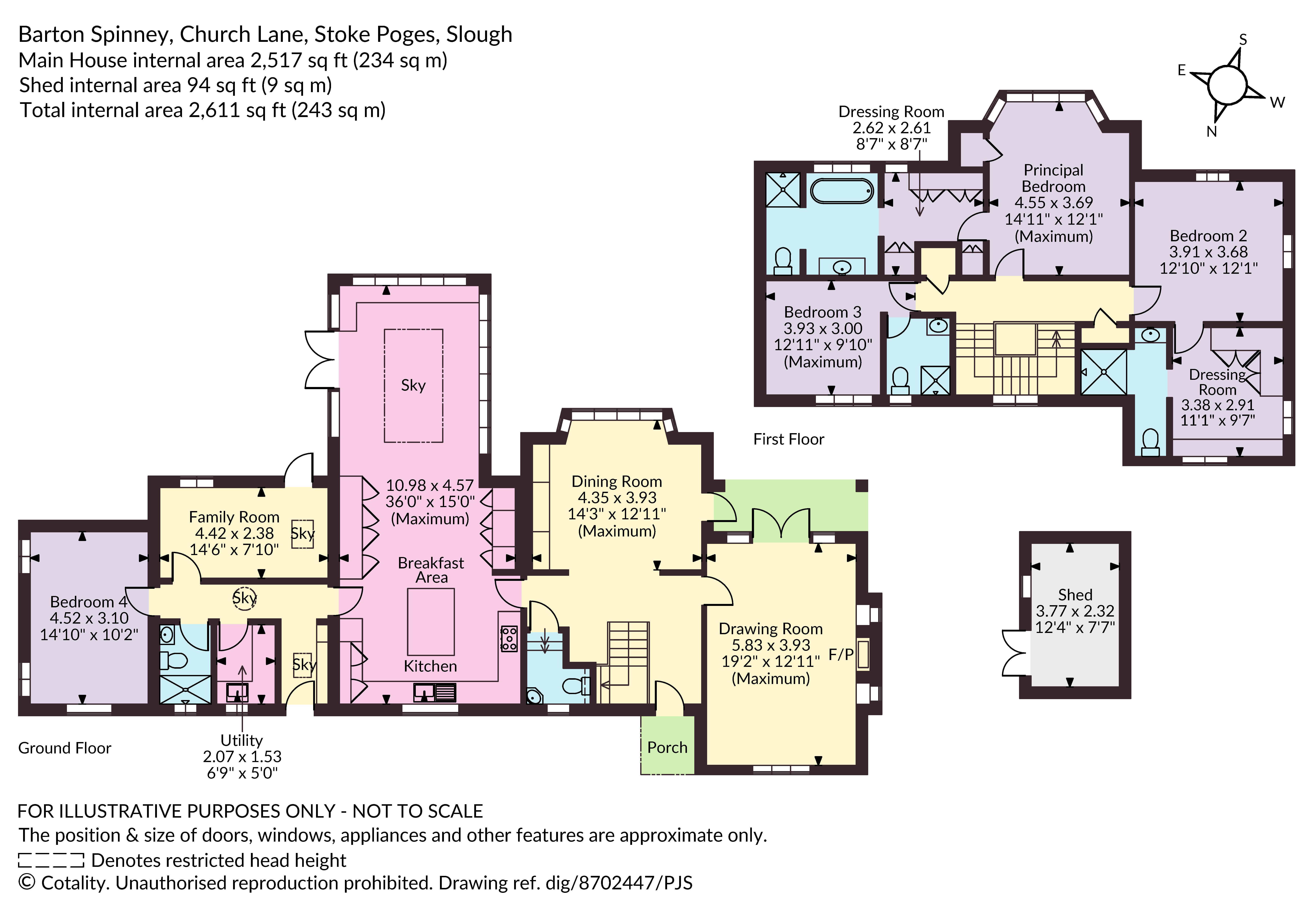 Barton Spinney,, Church Lane, Slough floorplan