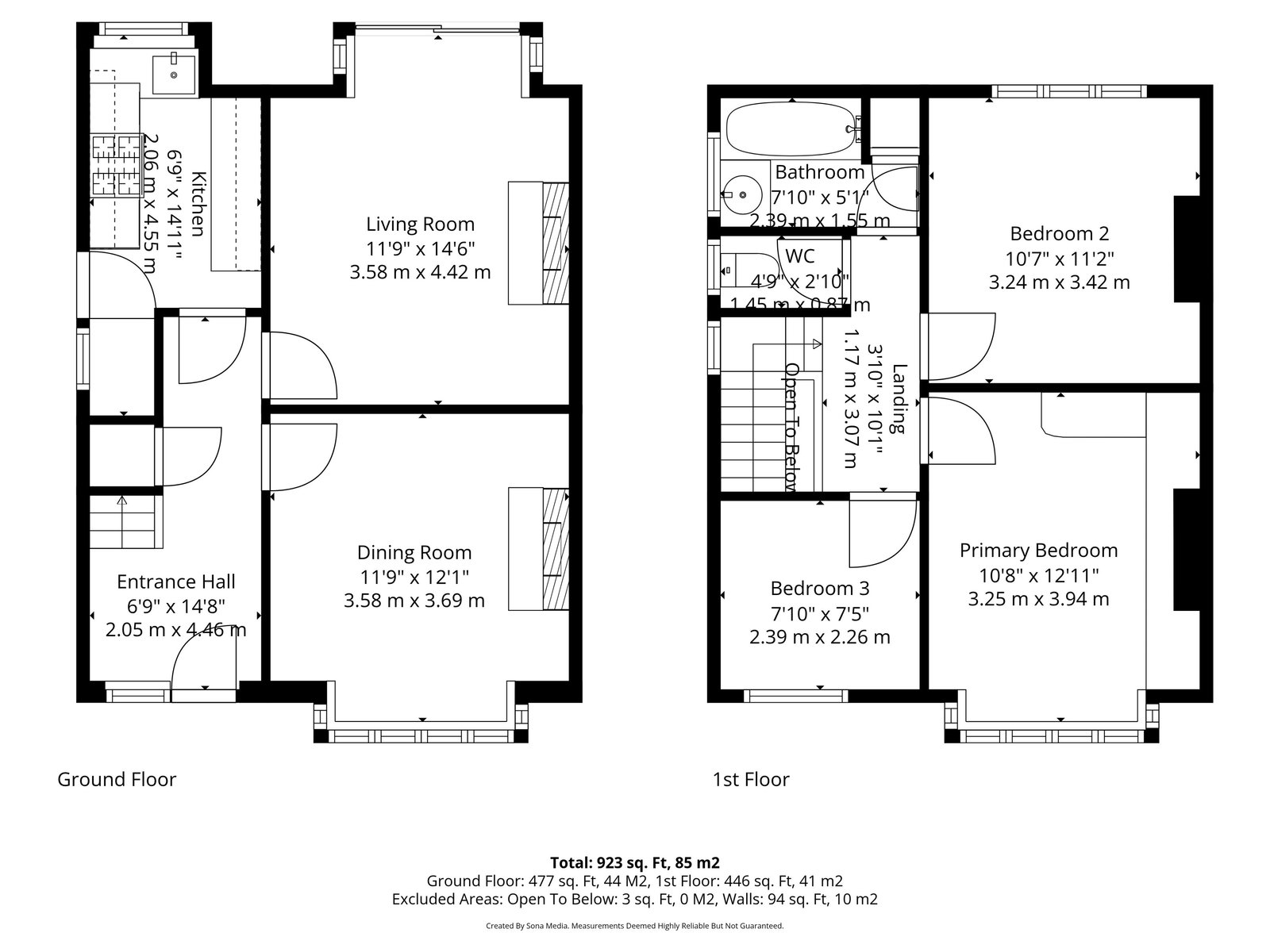 285, Charles Street, Leigh floorplan